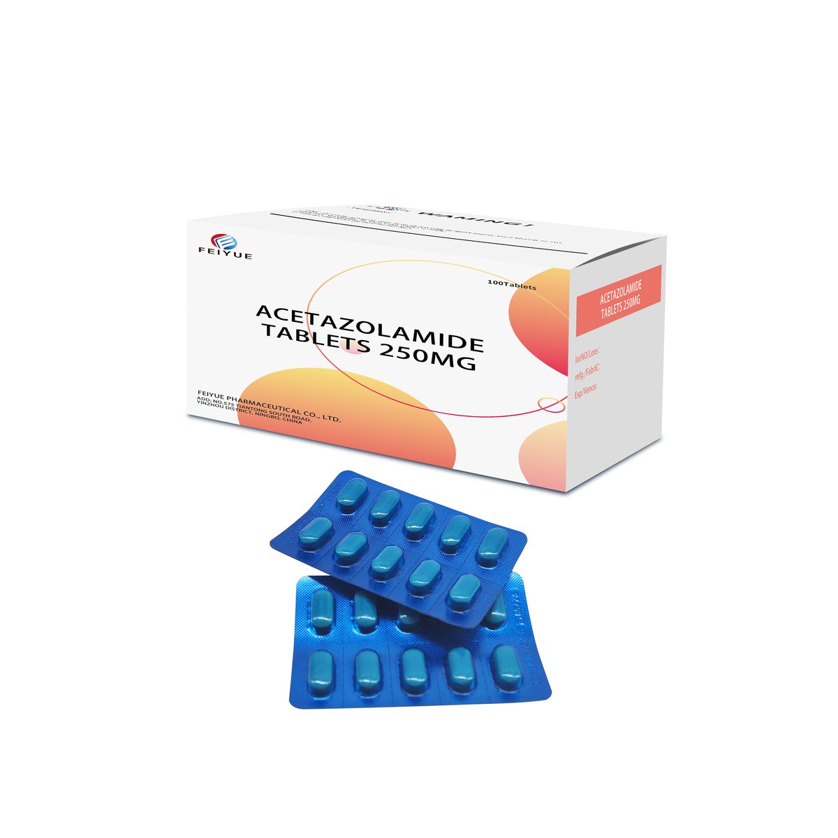 Acetazolamide Tablets 250mg - view 1