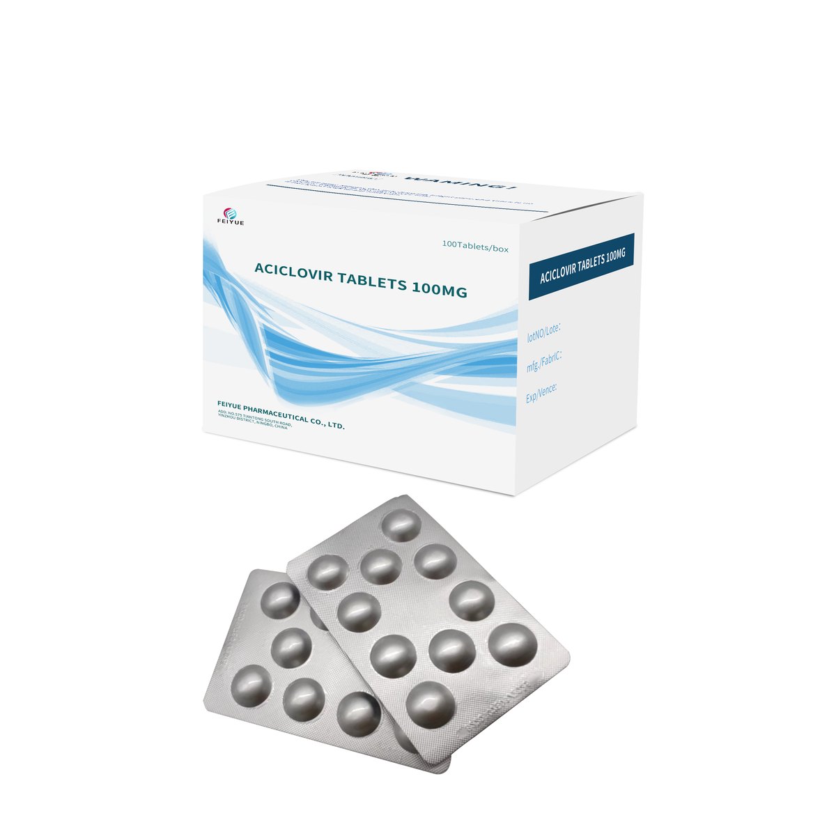 Aciclovir Tablets 100mg / 200mg - view 2
