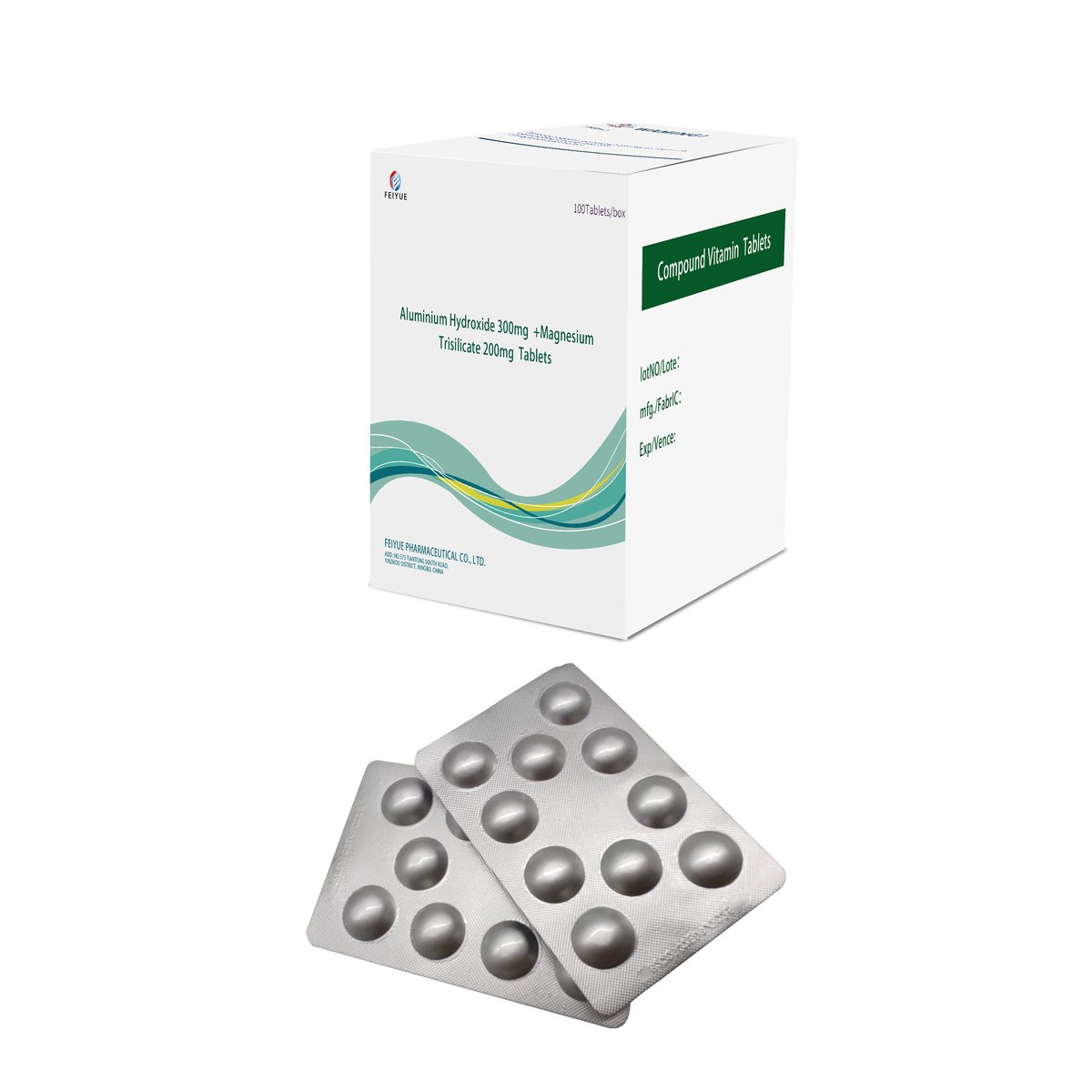Aluminium Hydroxide + Magnesium Hydroxide Chewable Tablets 400mg+400mg - view 1