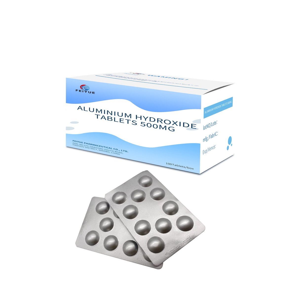 Aluminium Hydroxide Tablets 500mg - view 2
