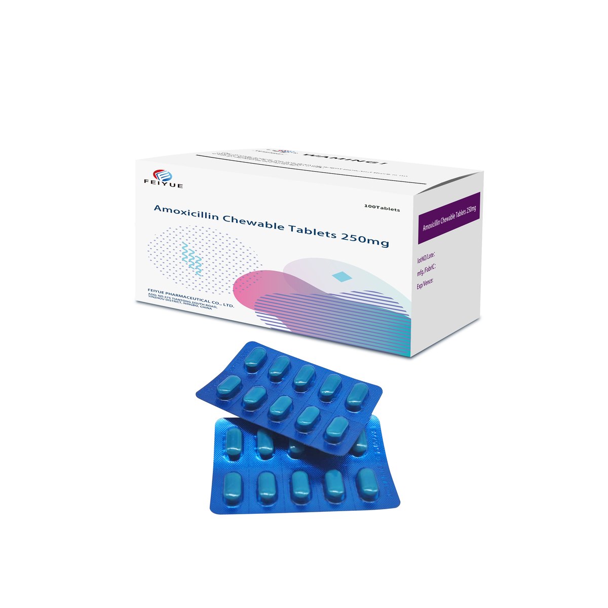 Amoxicillin Chewable Tablets 250mg - view 2
