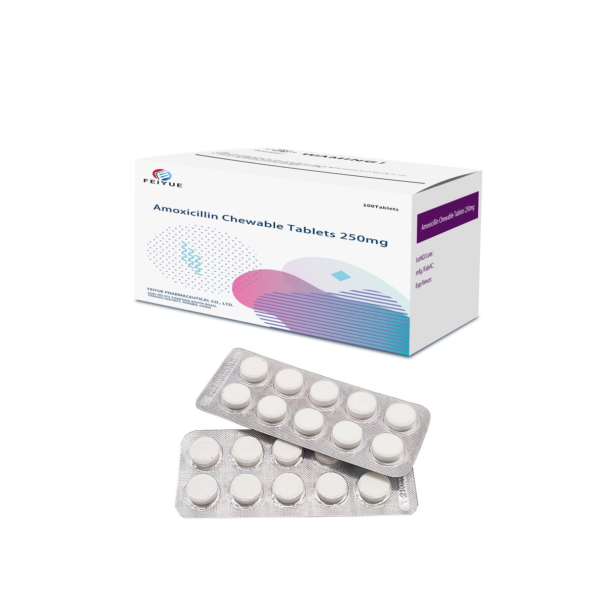 Amoxicillin Chewable Tablets 250mg - view 3
