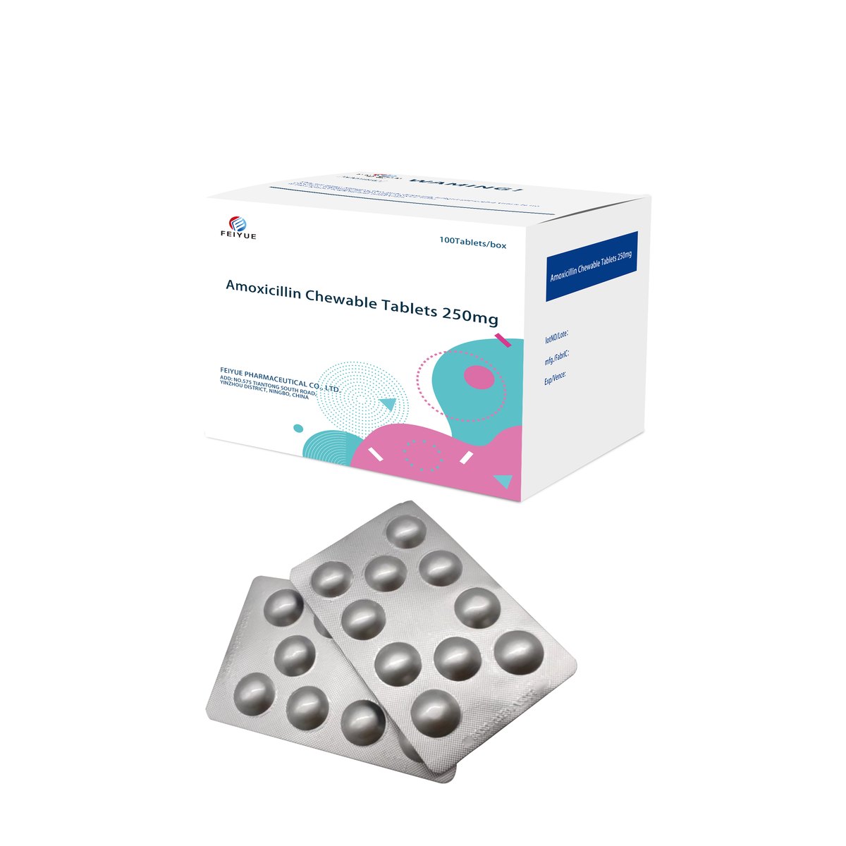 Amoxicillin Chewable Tablets 250mg - view 5