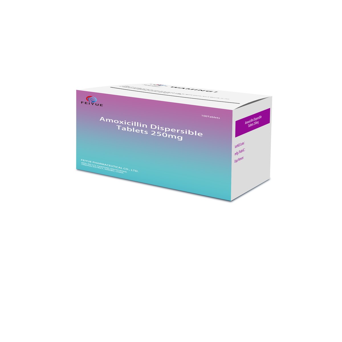 Amoxicillin Dispersible Tablets 125mg / 250mg - view 3