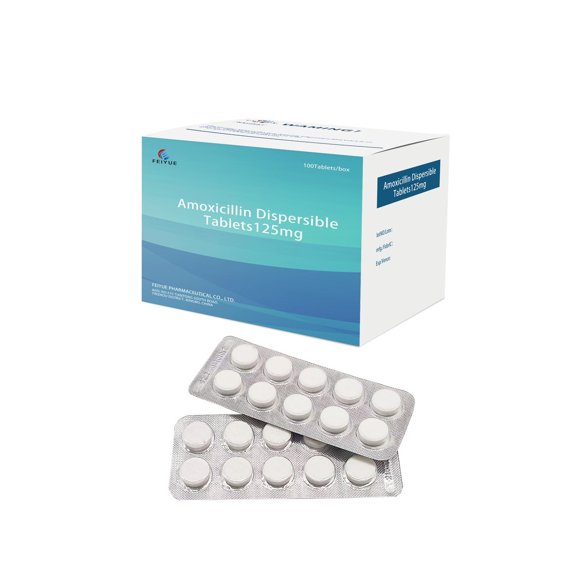 Amoxicillin Dispersible Tablets 125mg / 250mg - view 4