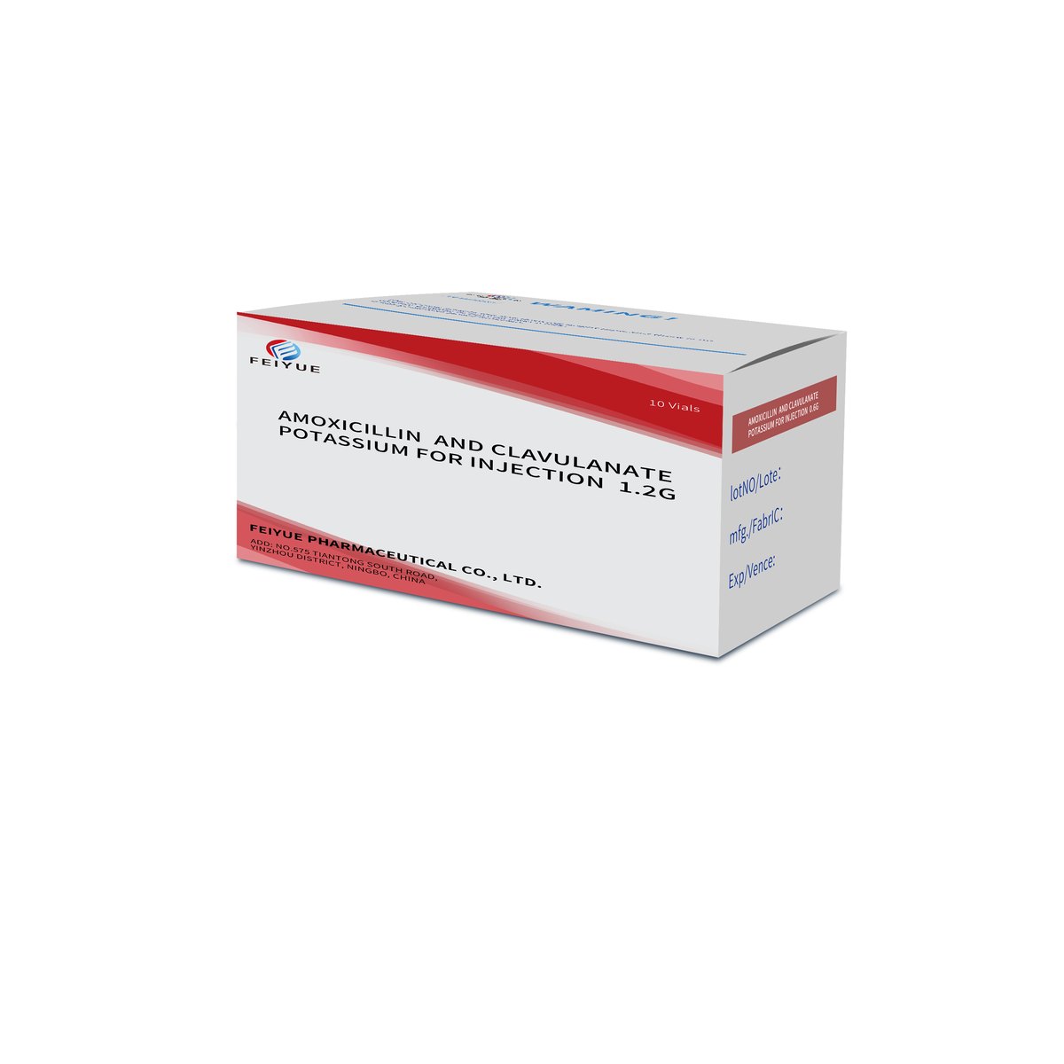 Amoxicillin Sodium and Clavulanate Potassium for Injection 0.6g / 1.2g - view 1