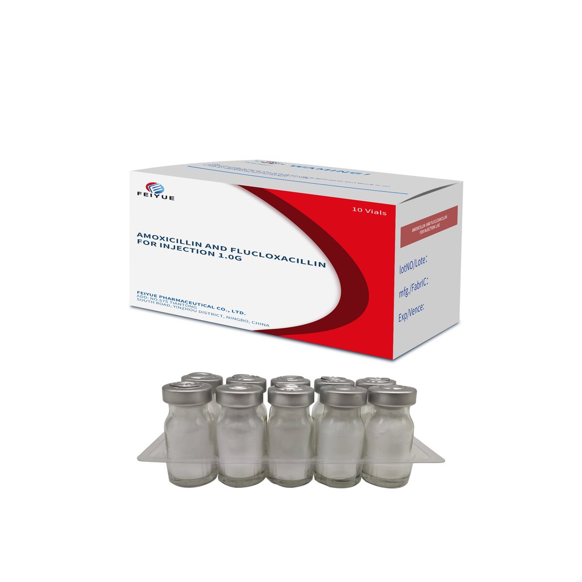 Amoxicillin Sodium and Flucloxacillin Sodium for Injection 0.5g / 1g - view 2