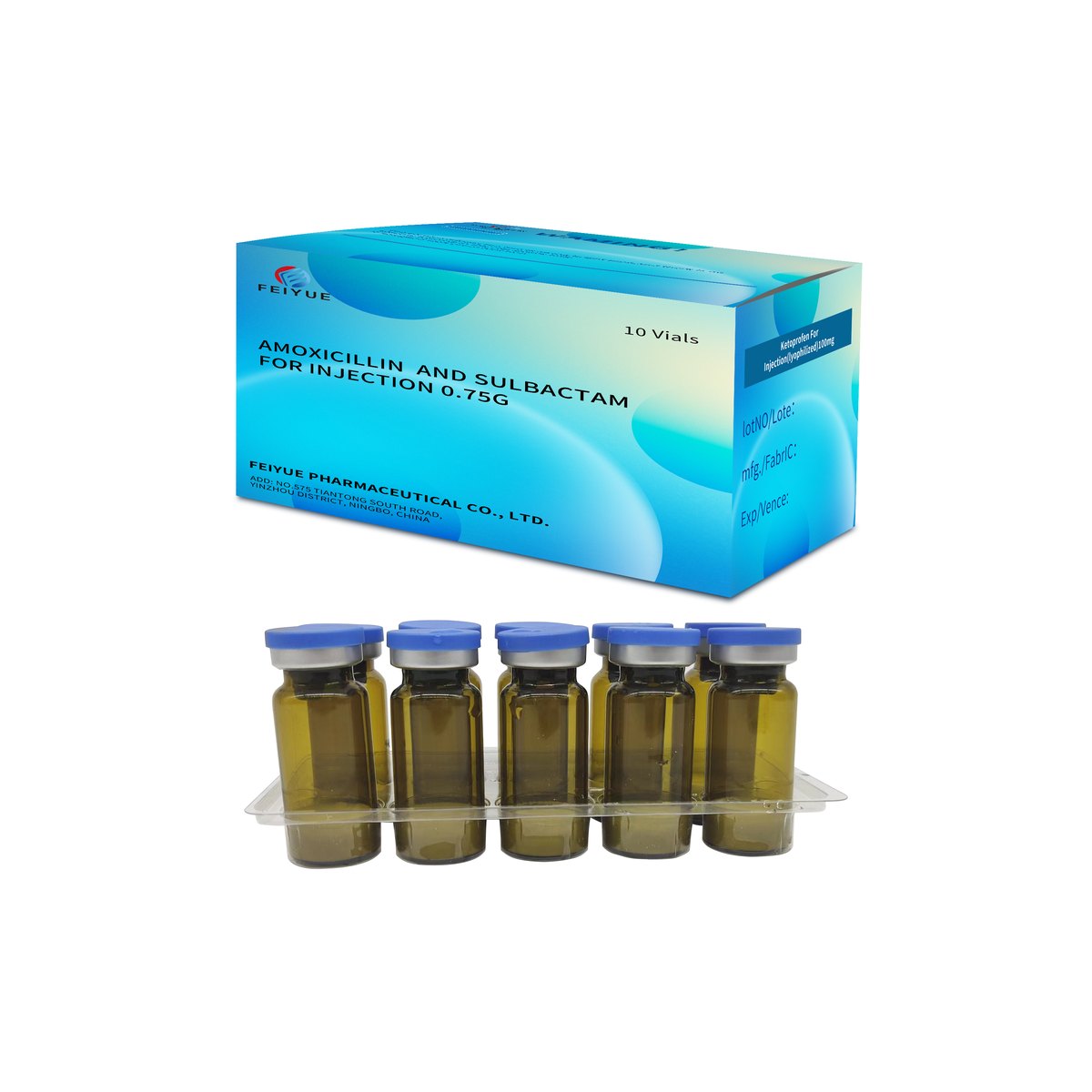 Amoxicillin Sodium and Sulbactam Sodium for Injection 0.75g / 1.5g / 3g