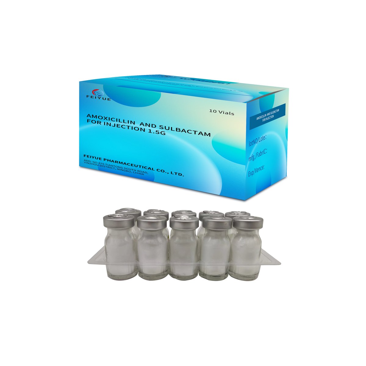 Amoxicillin Sodium and Sulbactam Sodium for Injection 0.75g / 1.5g / 3g - view 2