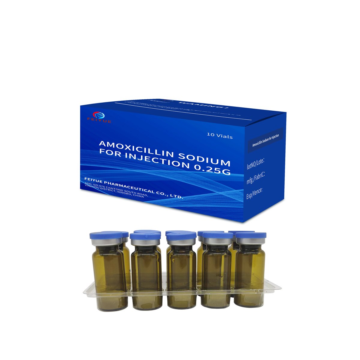 Amoxicillin Sodium for Injection 0.25g / 0.5g / 1g - view 2