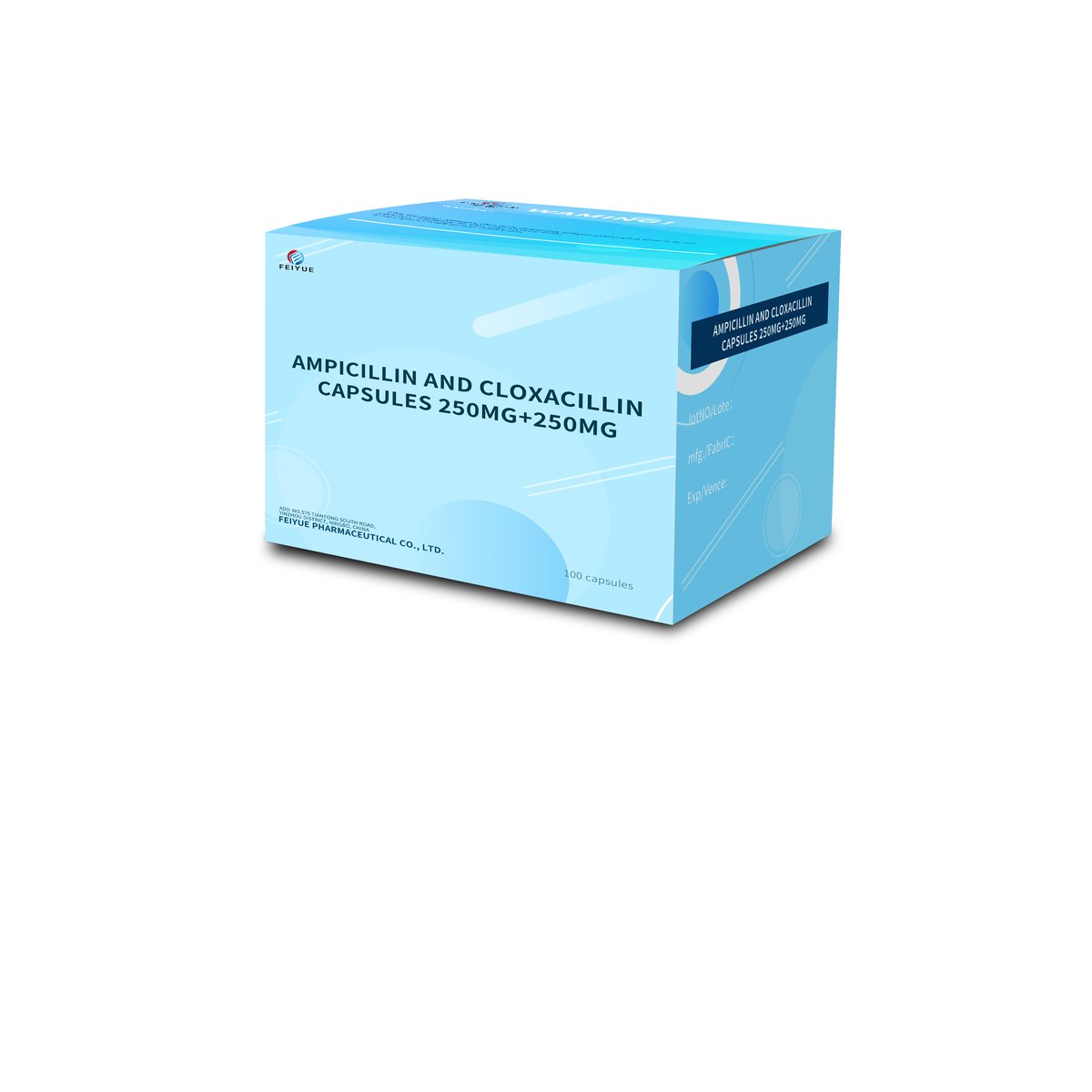 Ampicillin and Cloxacillin Capsules 250mg+250mg - view 1