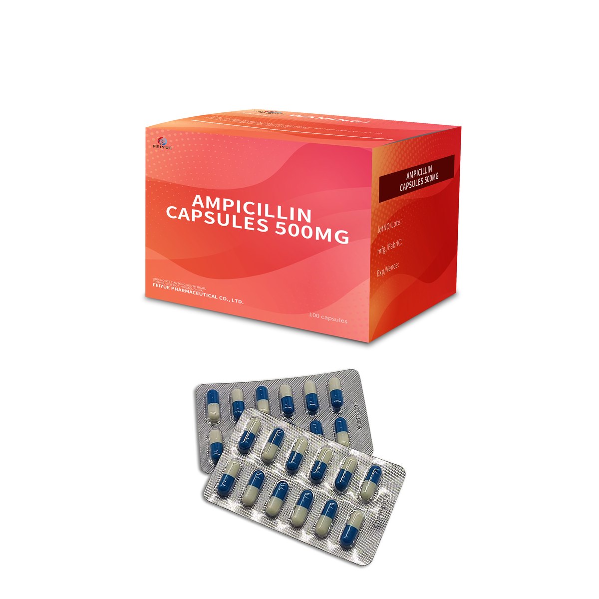 Ampicillin Capsules 250mg / 500mg - view 1