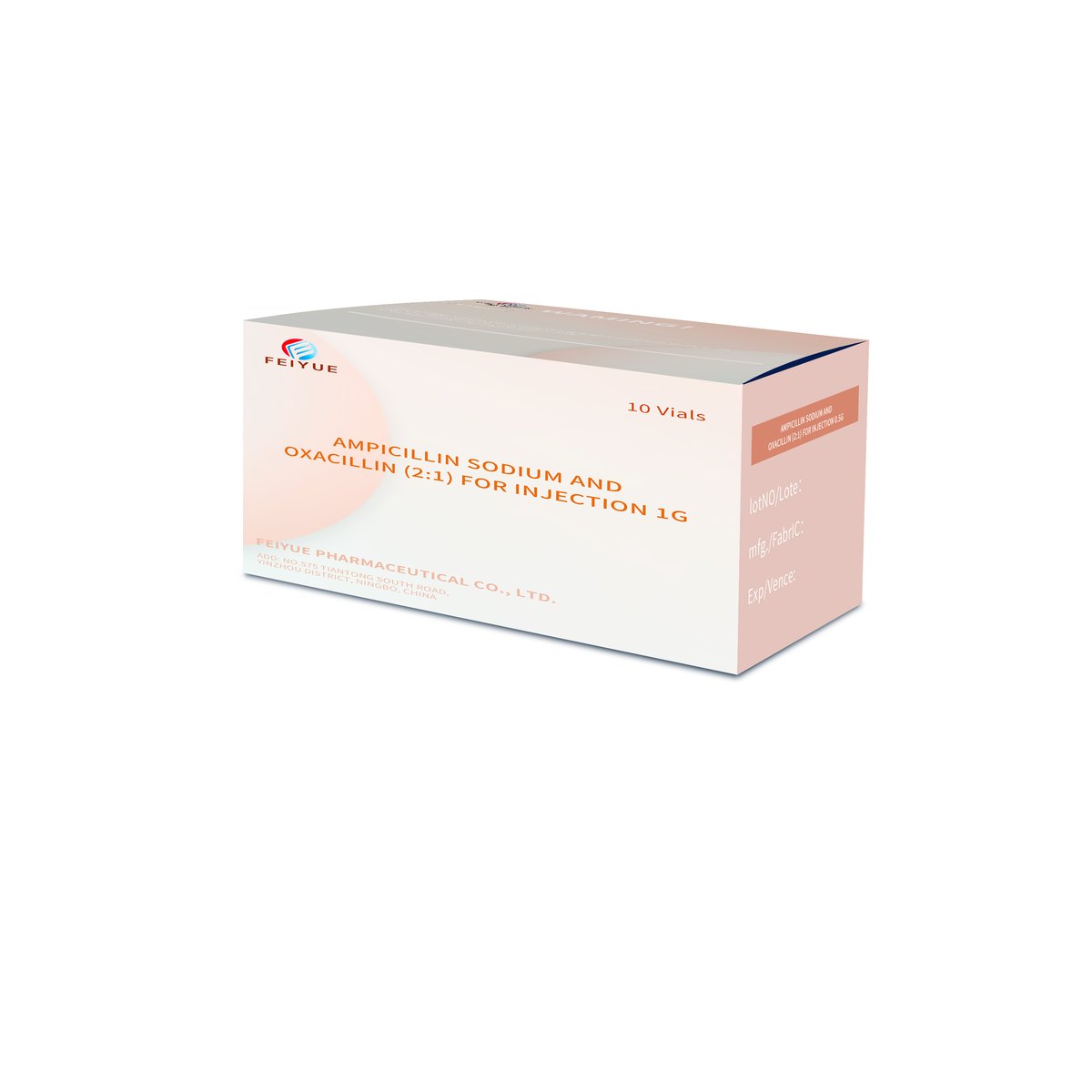 Ampicillin Sodium and Oxacillin Sodium (2:1) for Injection 0.5g / 1g - view 2