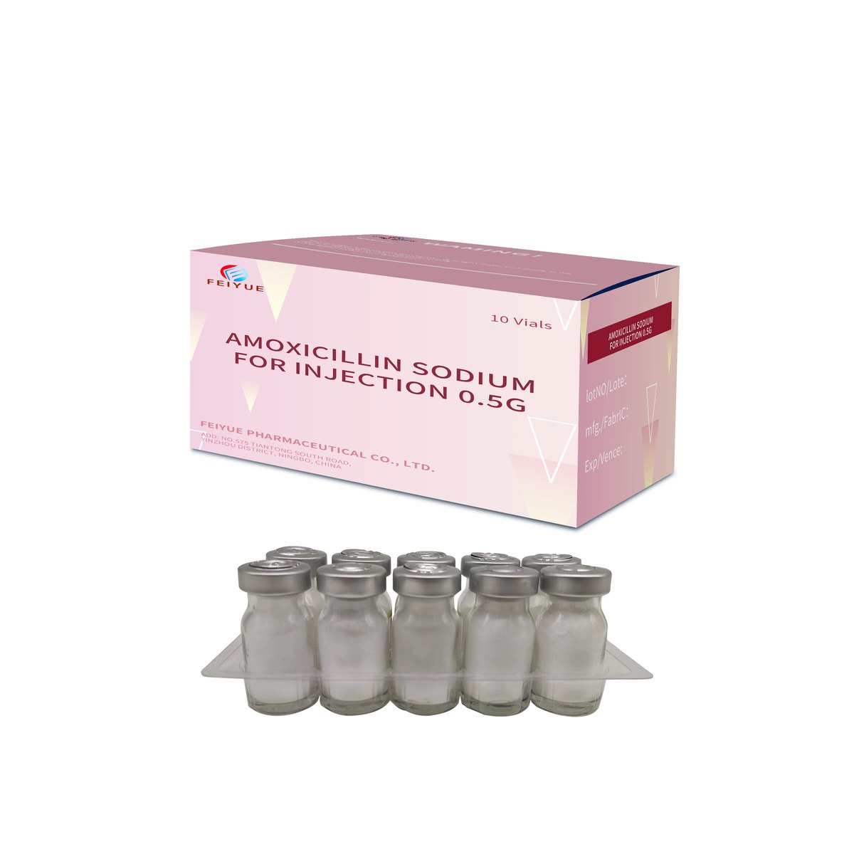 Ampicillin Sodium for Injection 0.25g / 0.5g / 1g - view 1