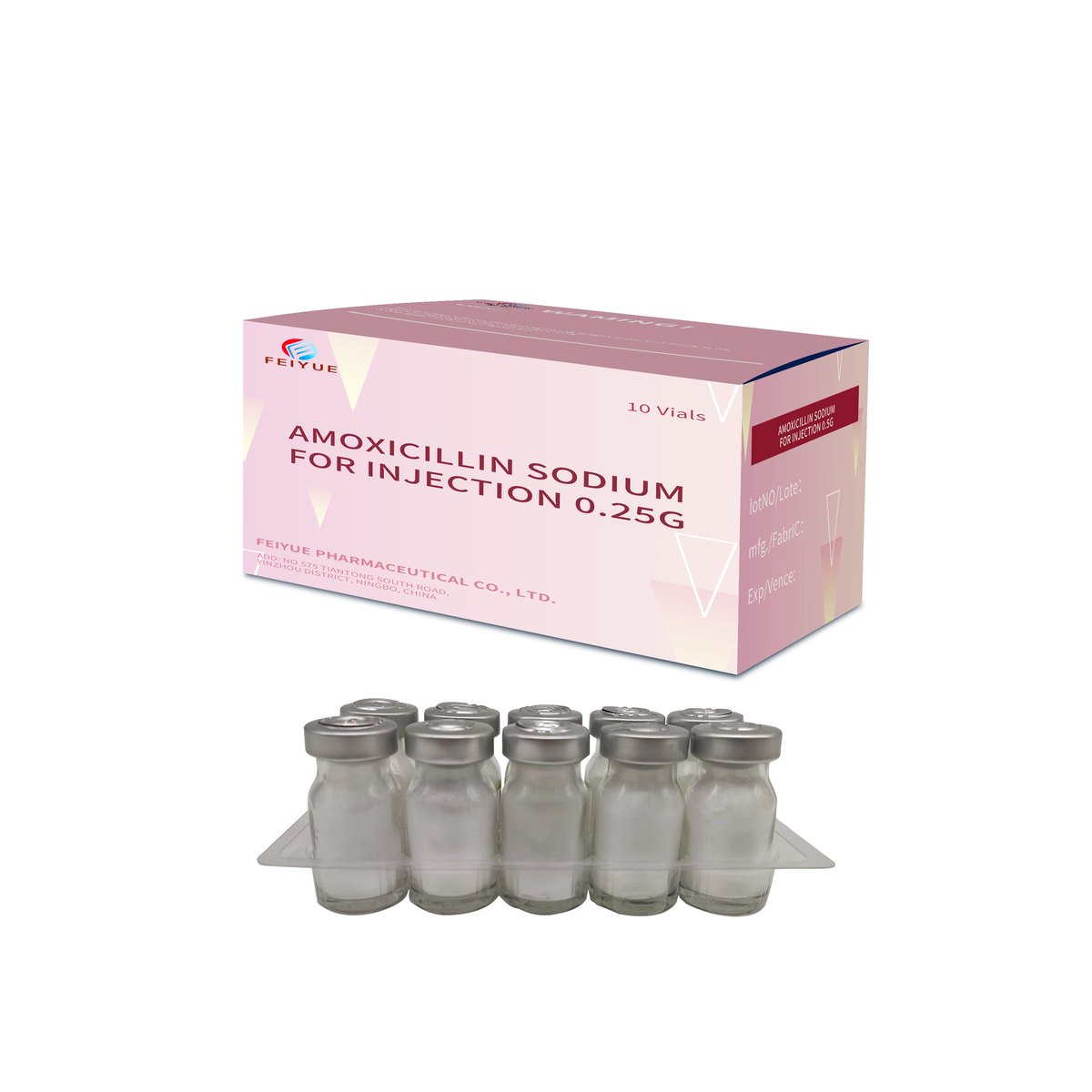 Ampicillin Sodium for Injection 0.25g / 0.5g / 1g - view 2