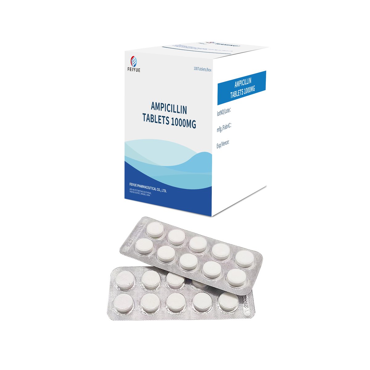 Ampicillin Tablets 250mg / 500mg / 1000mg - view 2