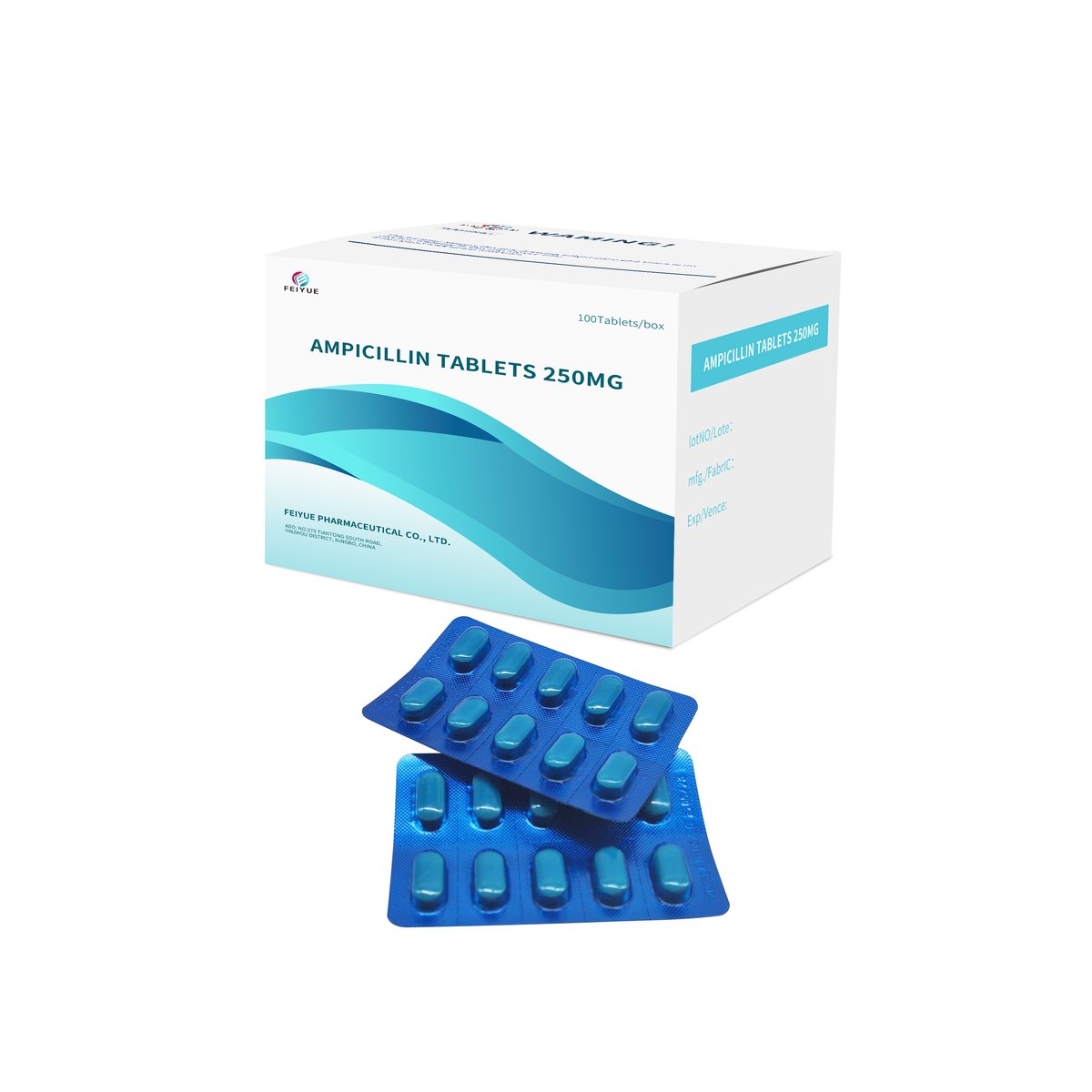 Ampicillin Tablets 250mg / 500mg / 1000mg - view 5
