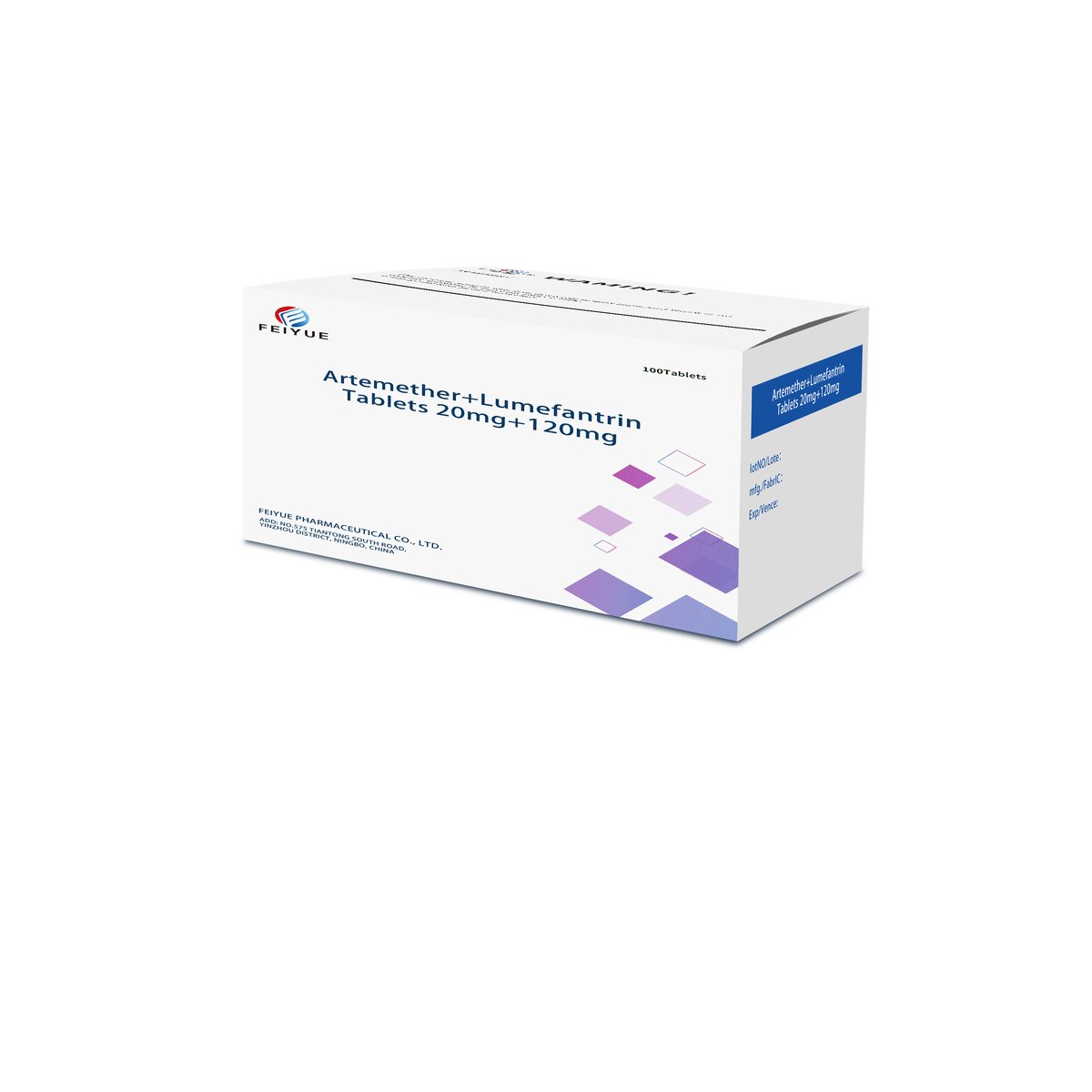 Artemether + Lumefantrine Tablets 20mg+120mg / 40mg+240mg / 60mg+360mg / 80mg+480mg