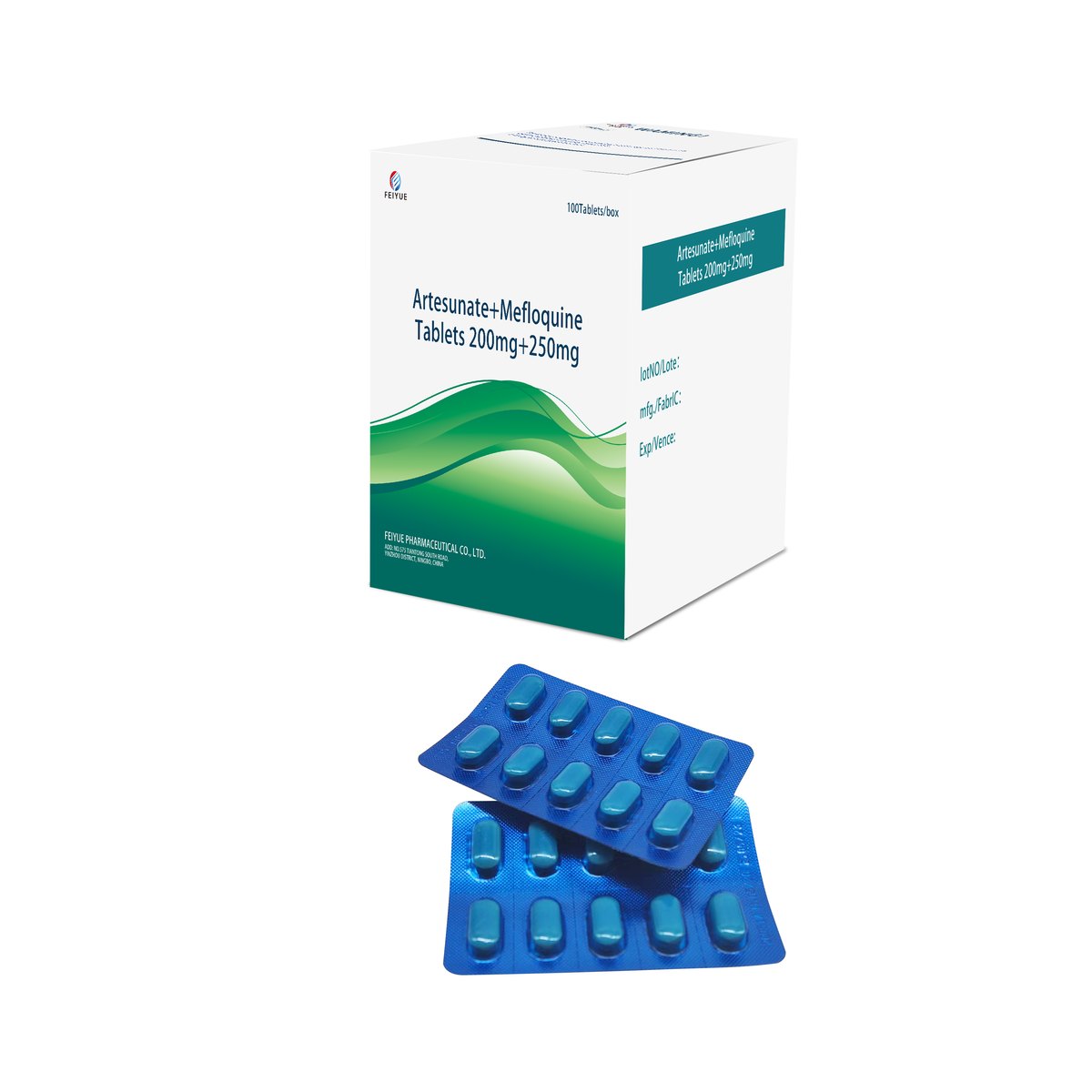 Artesunate + Mefloquine Tablets 200mg+250mg - view 1