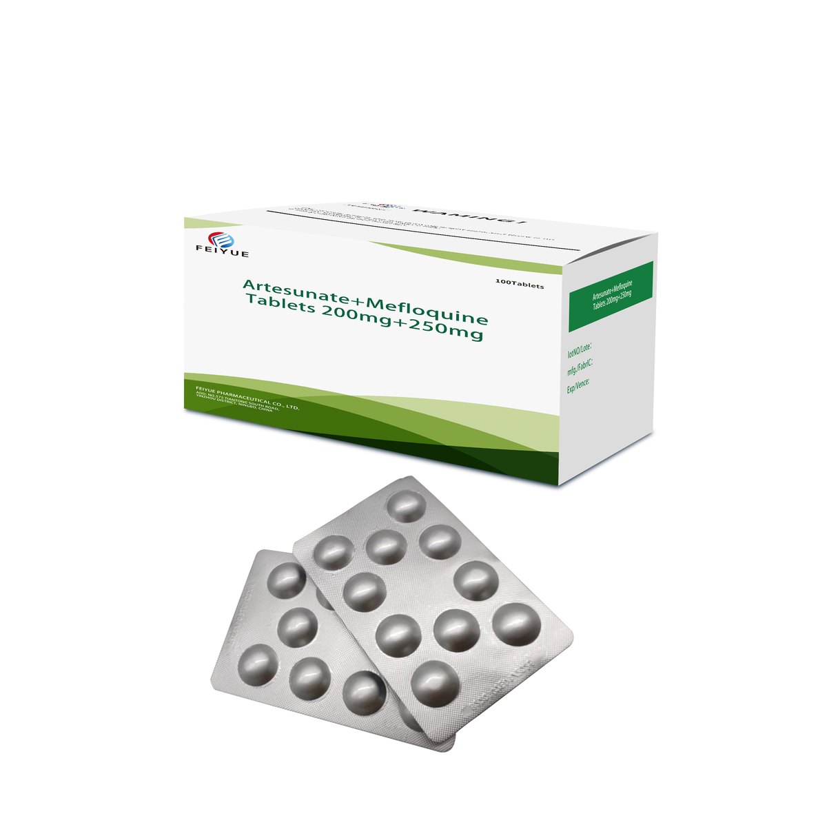 Artesunate + Mefloquine Tablets 200mg+250mg - view 2