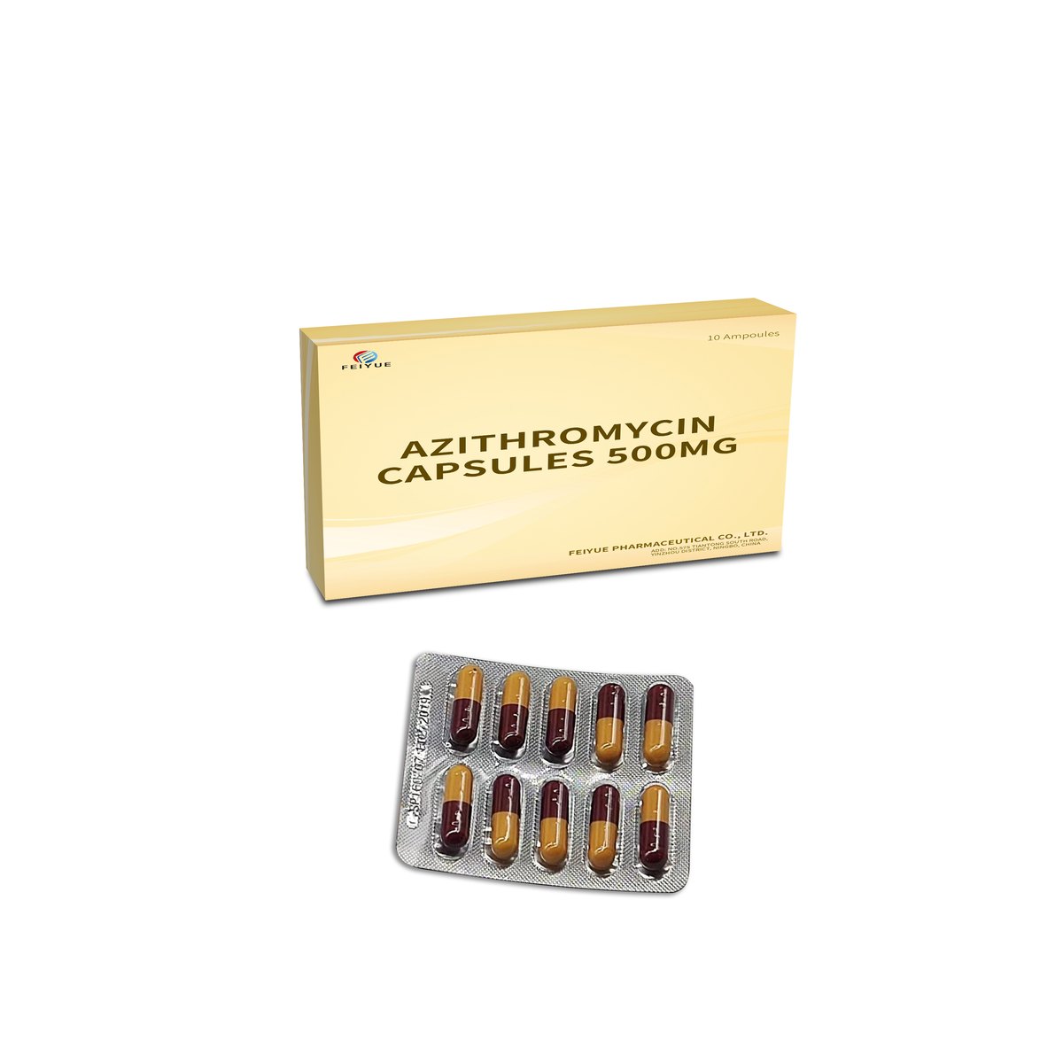 Azithromycin Capsules 250mg / 500mg - view 2