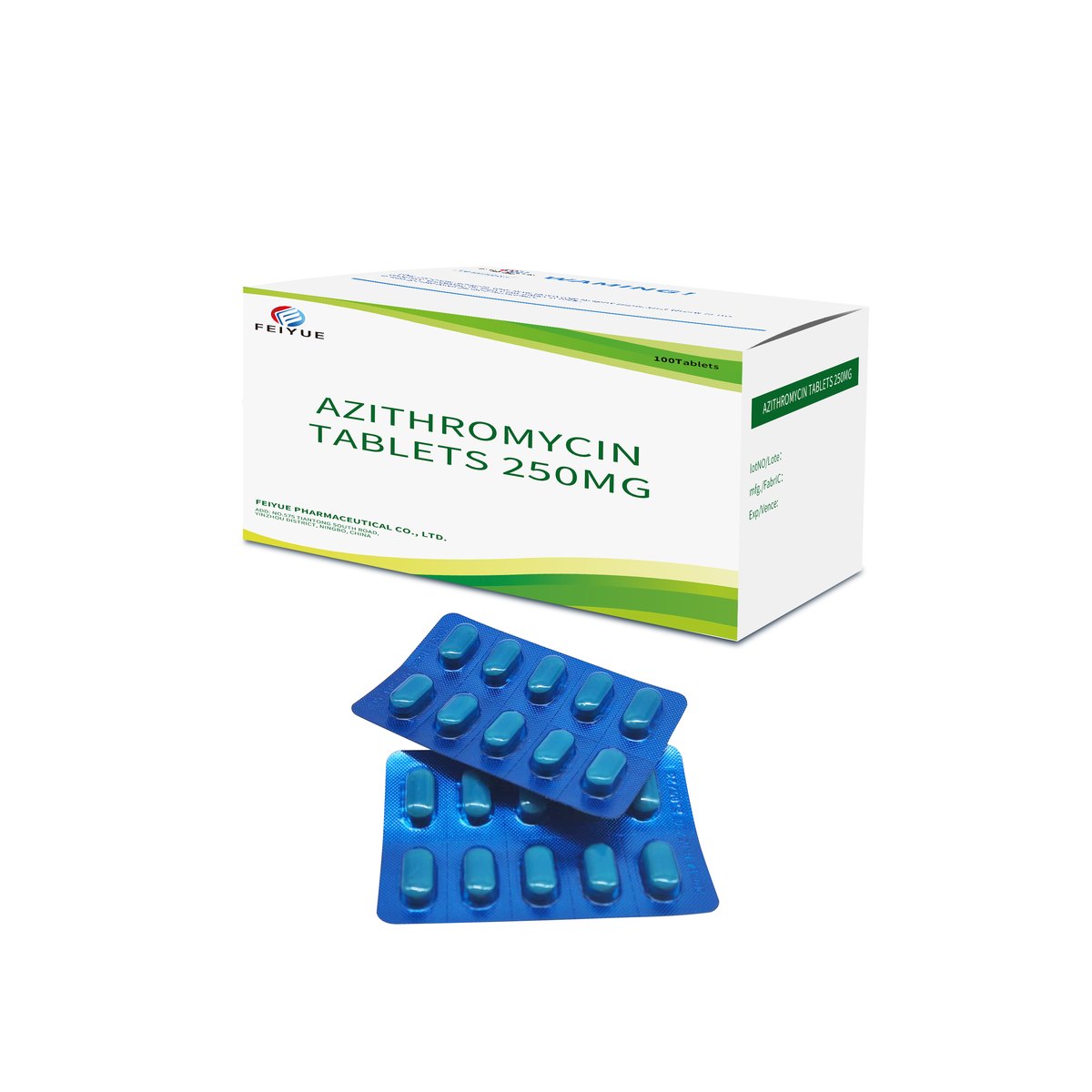Azithromycin Tablets 150mg / 250mg / 500mg - view 1