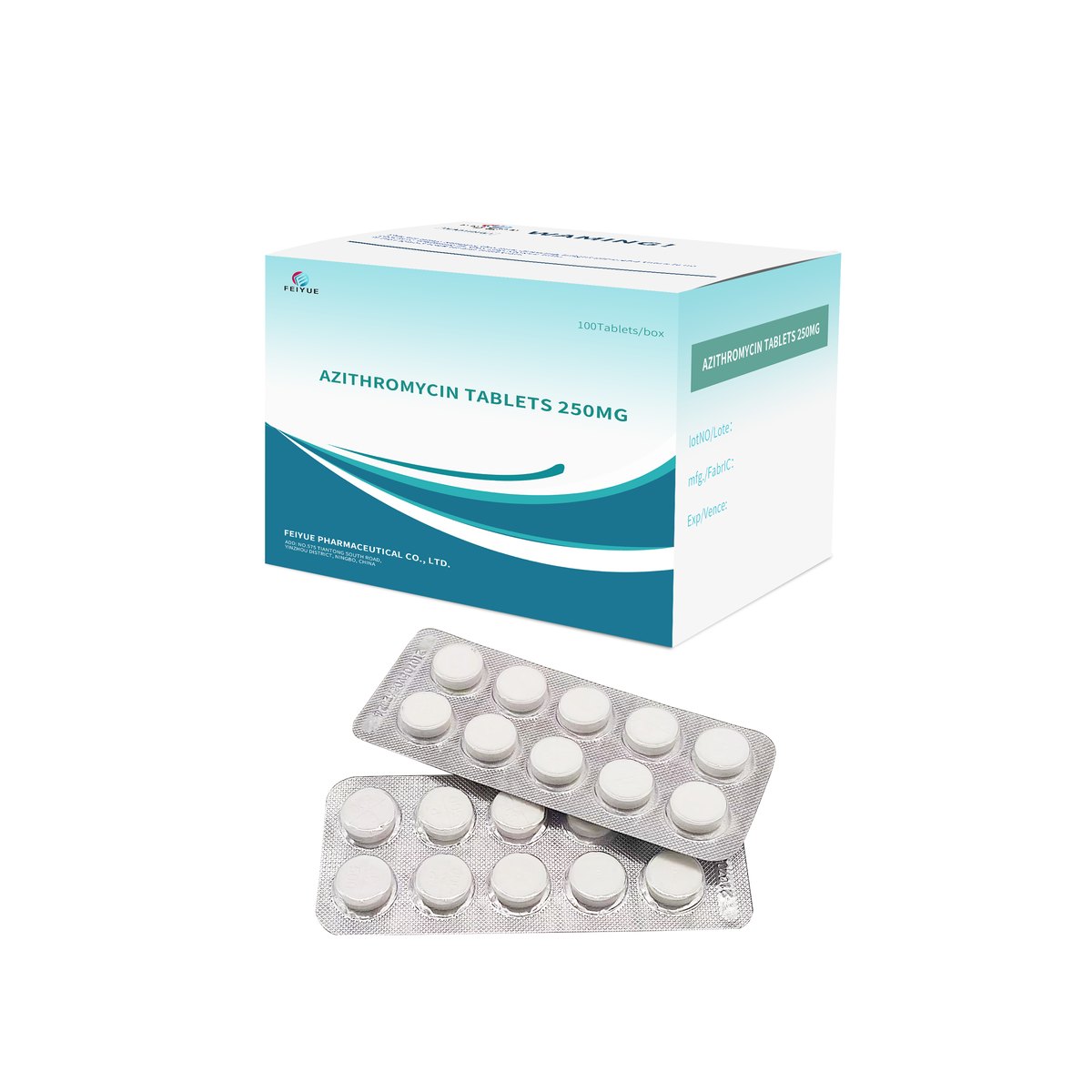 Azithromycin Tablets 150mg / 250mg / 500mg - view 2