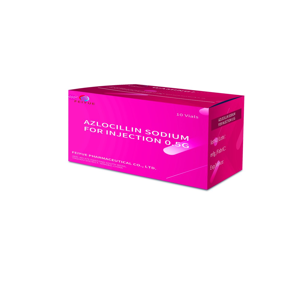 Azlocillin Sodium for Injection 0.5g / 1g / 2g