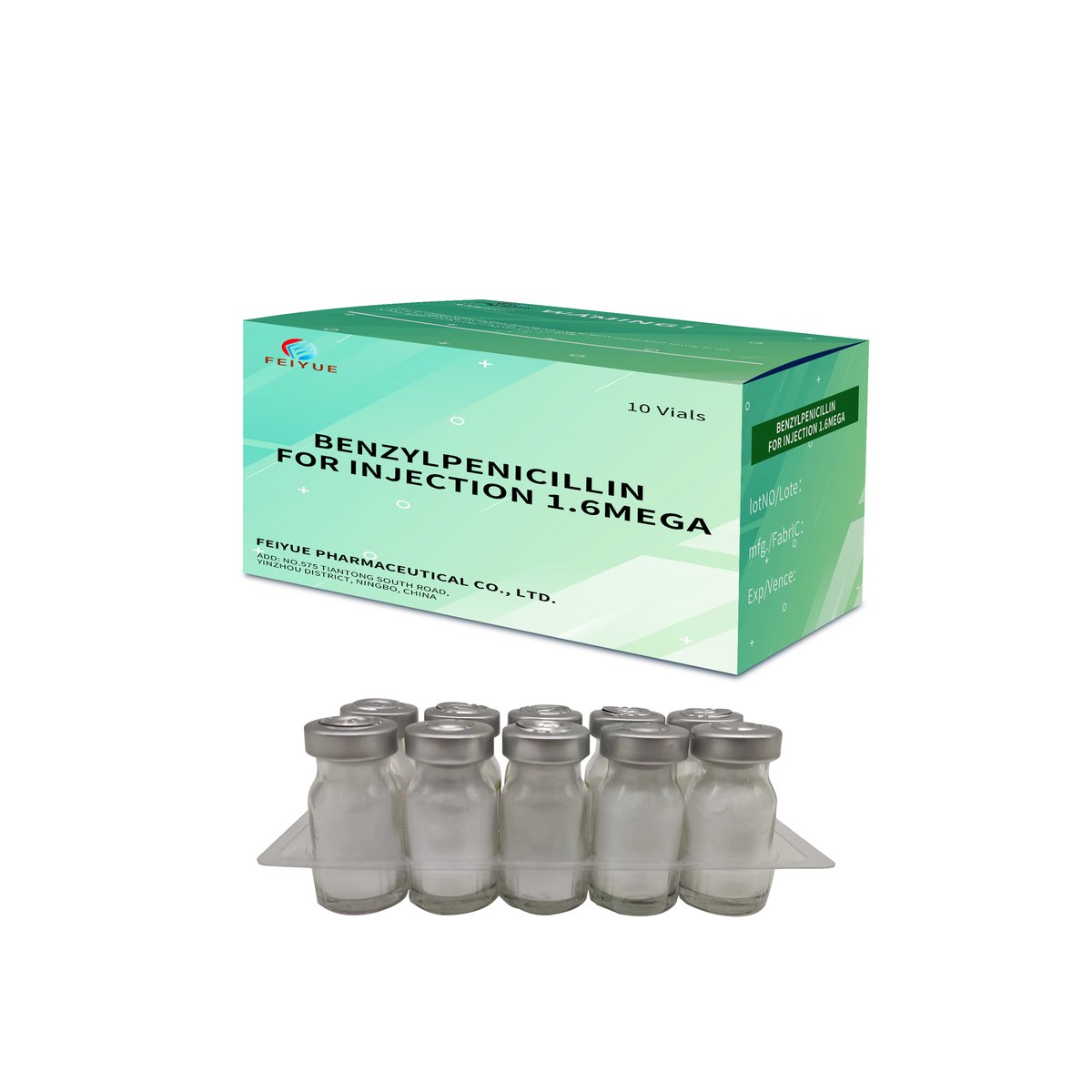 Benzylpenicillin Sodium for Injection 0.8mega / 1.0mega / 1.6mega / 2.0mega / 5.0mega / 10mega - view 2