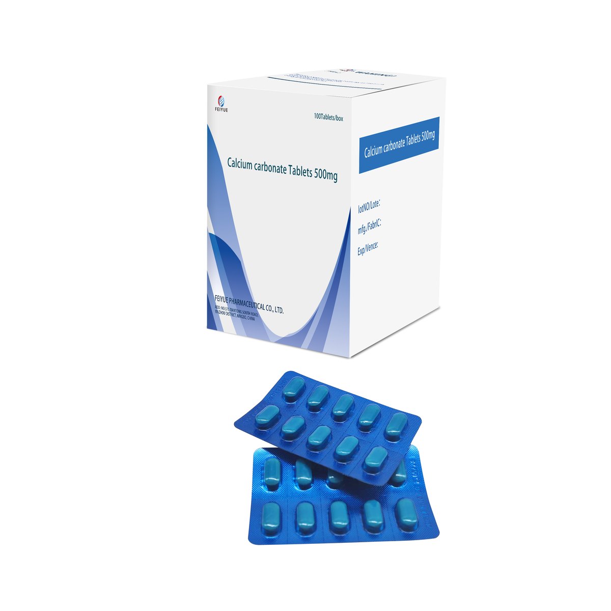 Calcium Carbonate Tablets 500mg - view 1