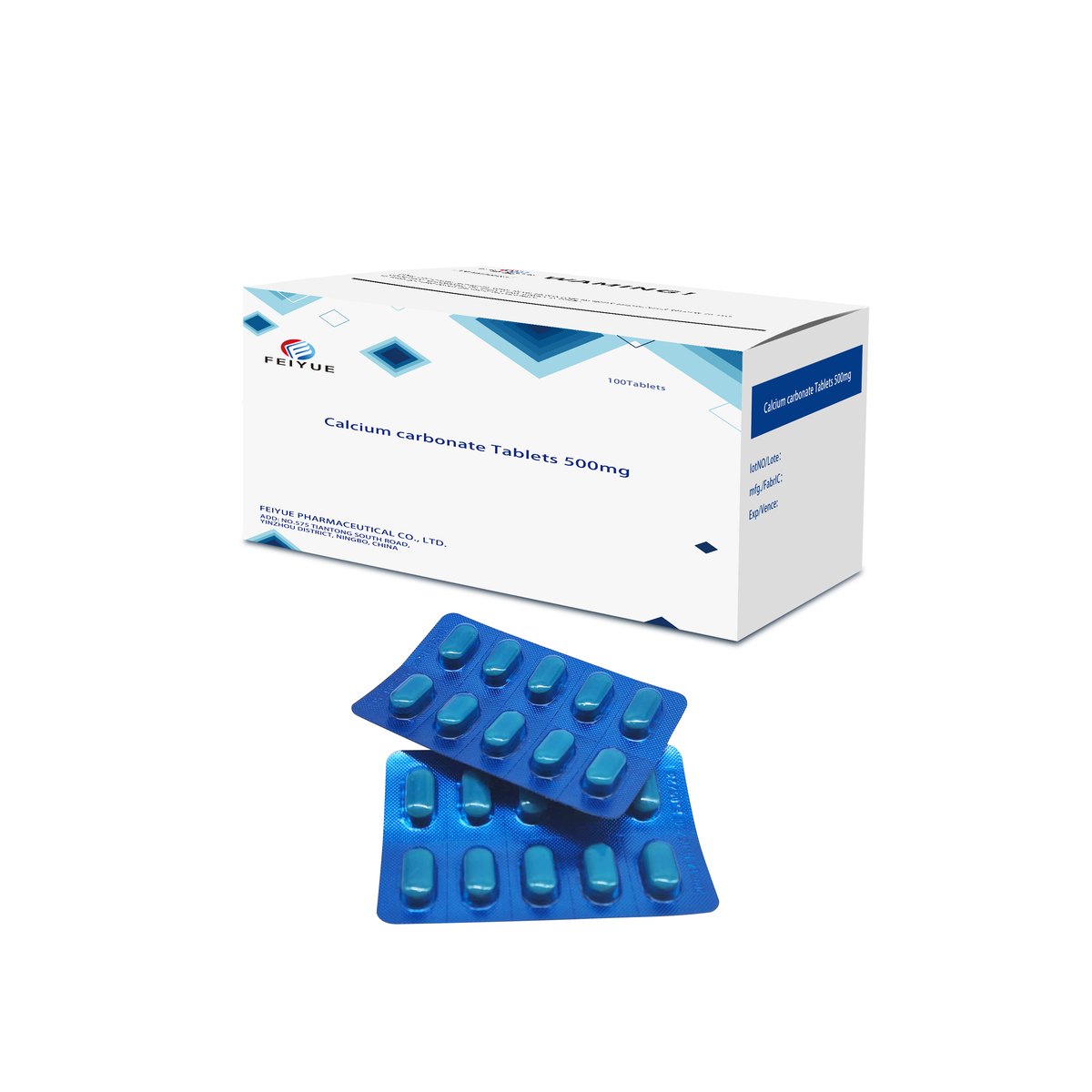 Calcium Carbonate Tablets 500mg - view 2