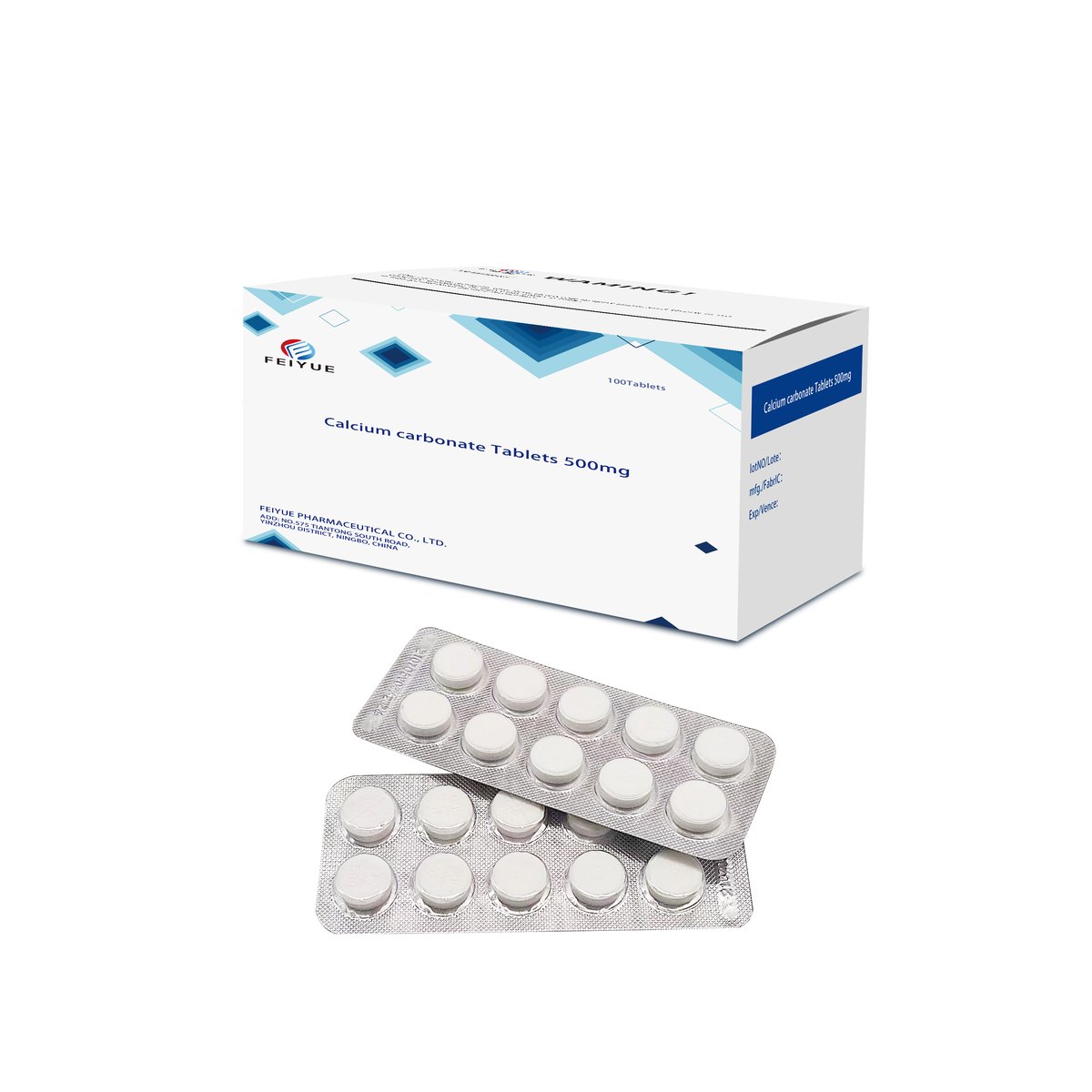 Calcium Carbonate Tablets 500mg - view 3