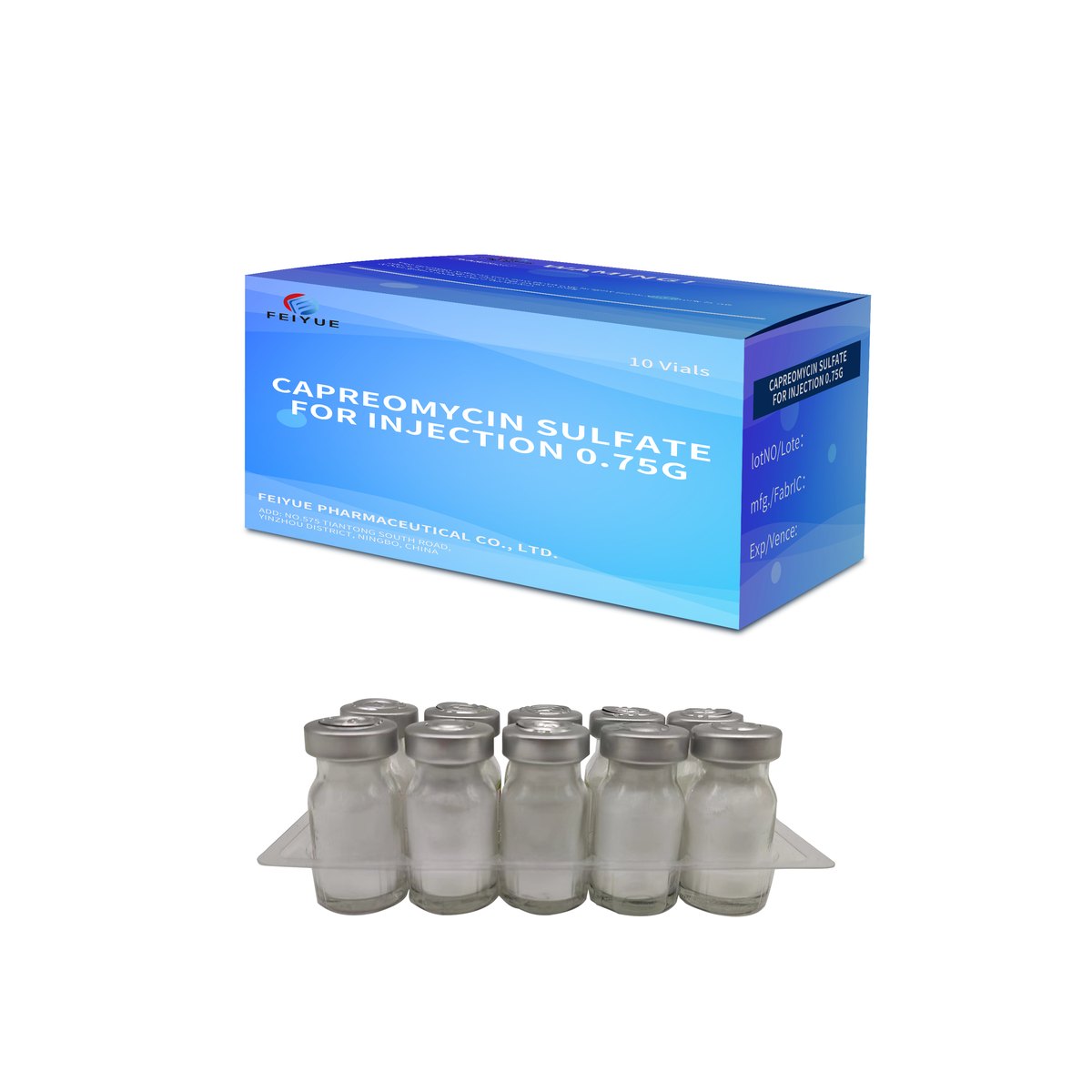 Capreomycin Sulfate for Injection 0.75g / 1g