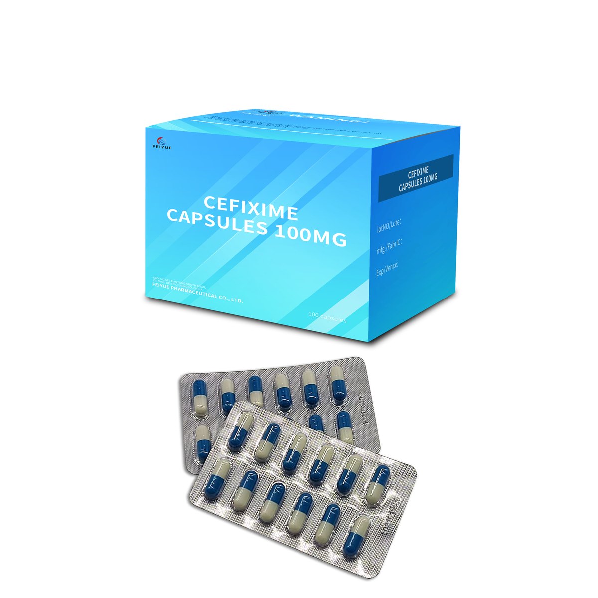 Cefixime Capsules 100mg / 200mg / 400mg