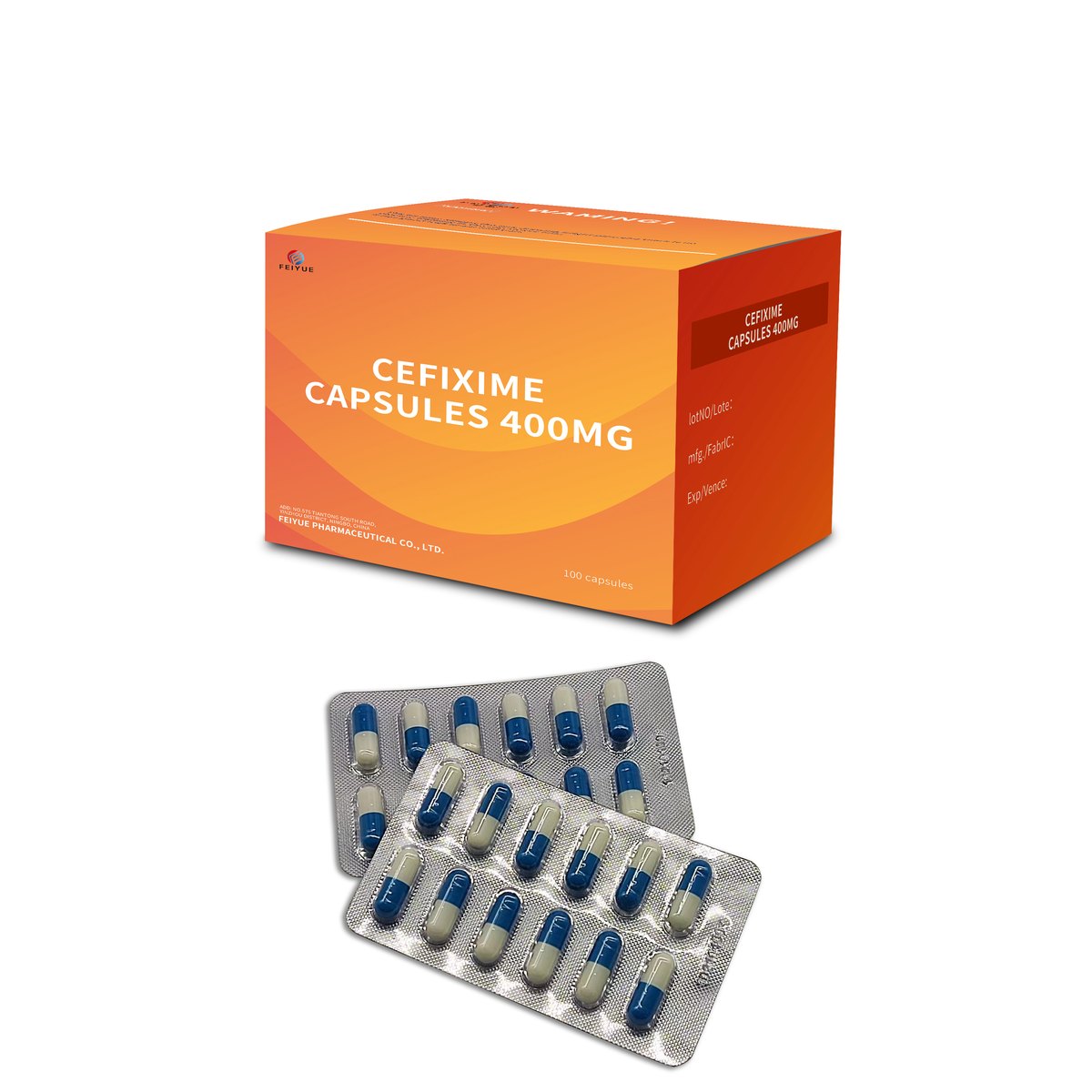 Cefixime Capsules 100mg / 200mg / 400mg - view 3