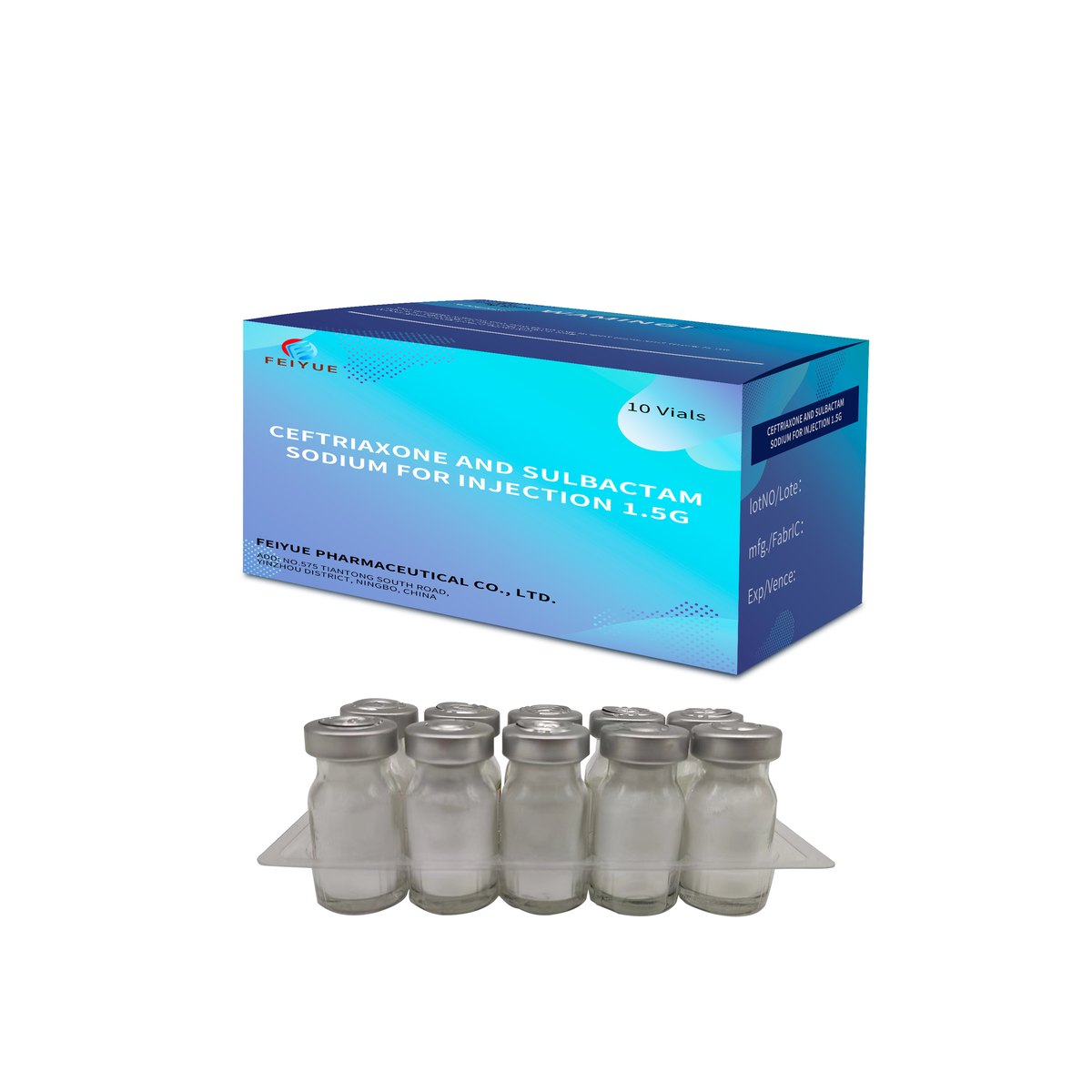 Ceftriaxone Sodium and Sulbactam Sodium for Injection 1.5g - view 1