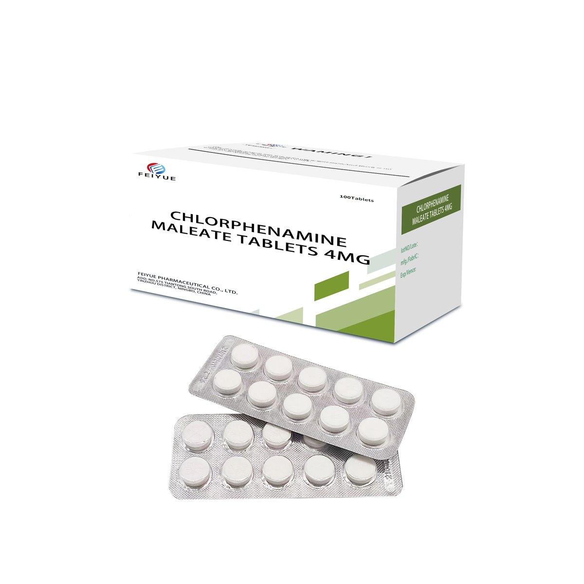 Chlorphenamine Maleate Tablets 4mg