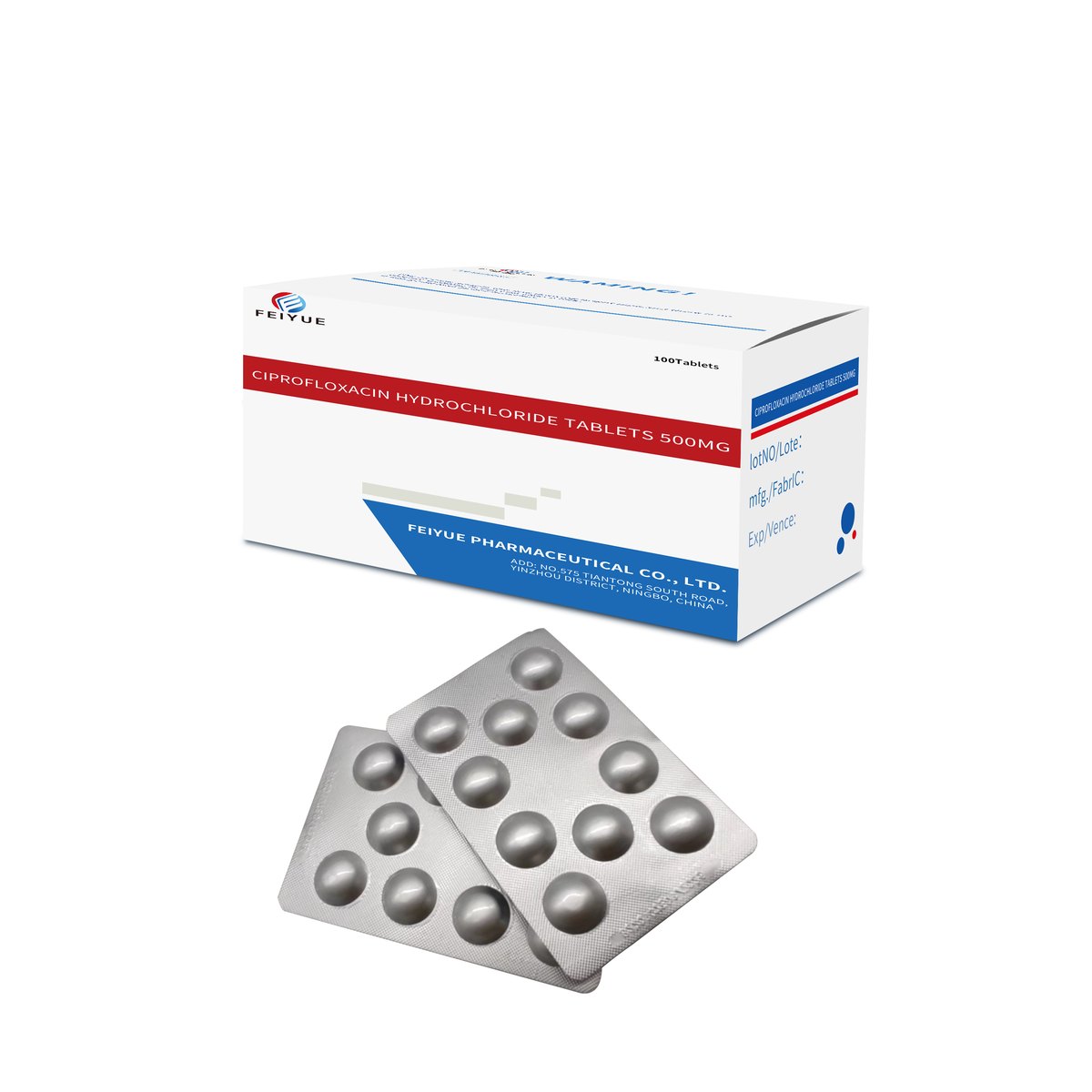 Ciprofloxacin Hydrochloride Tablets 500mg / 750mg