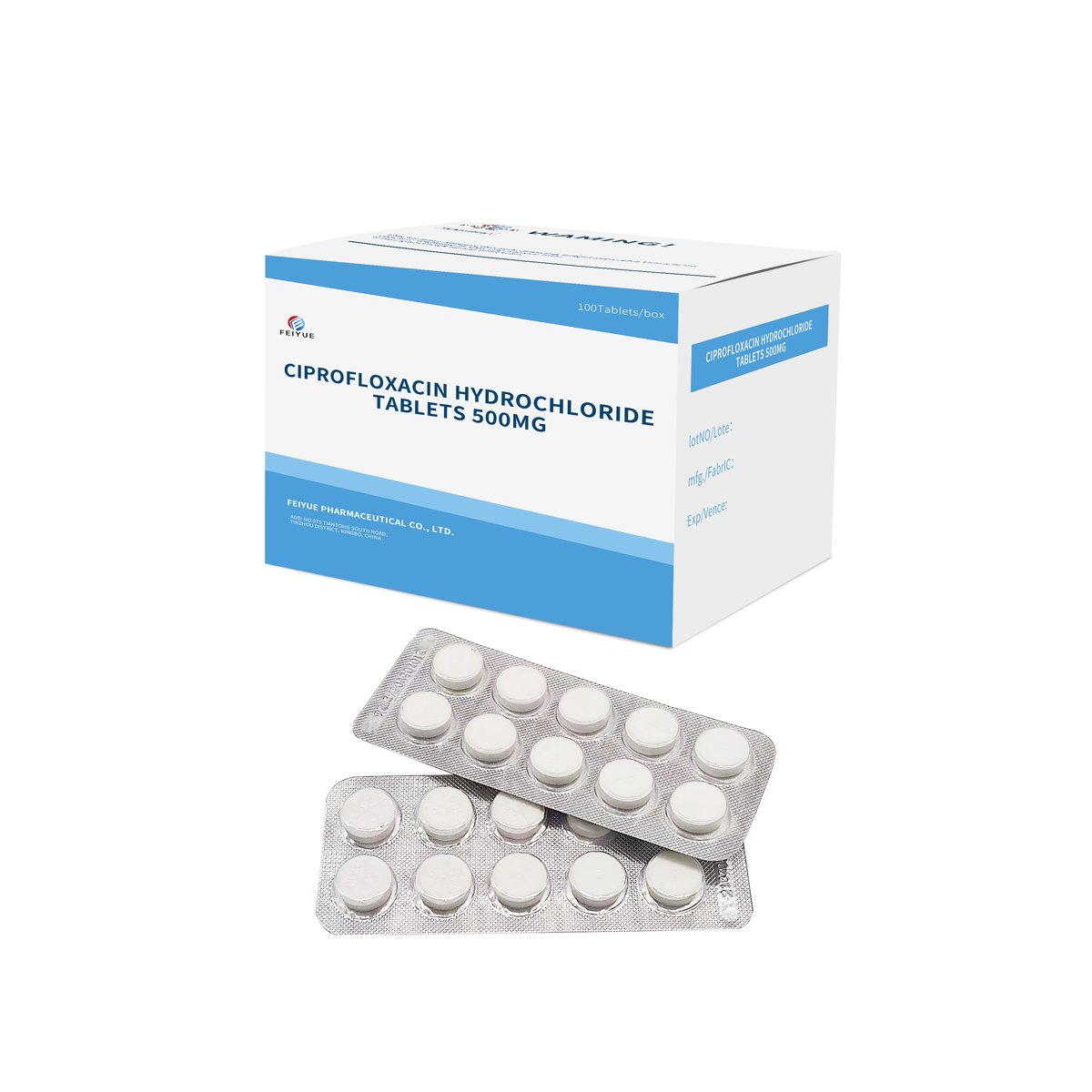 Ciprofloxacin Hydrochloride Tablets 500mg / 750mg - view 1