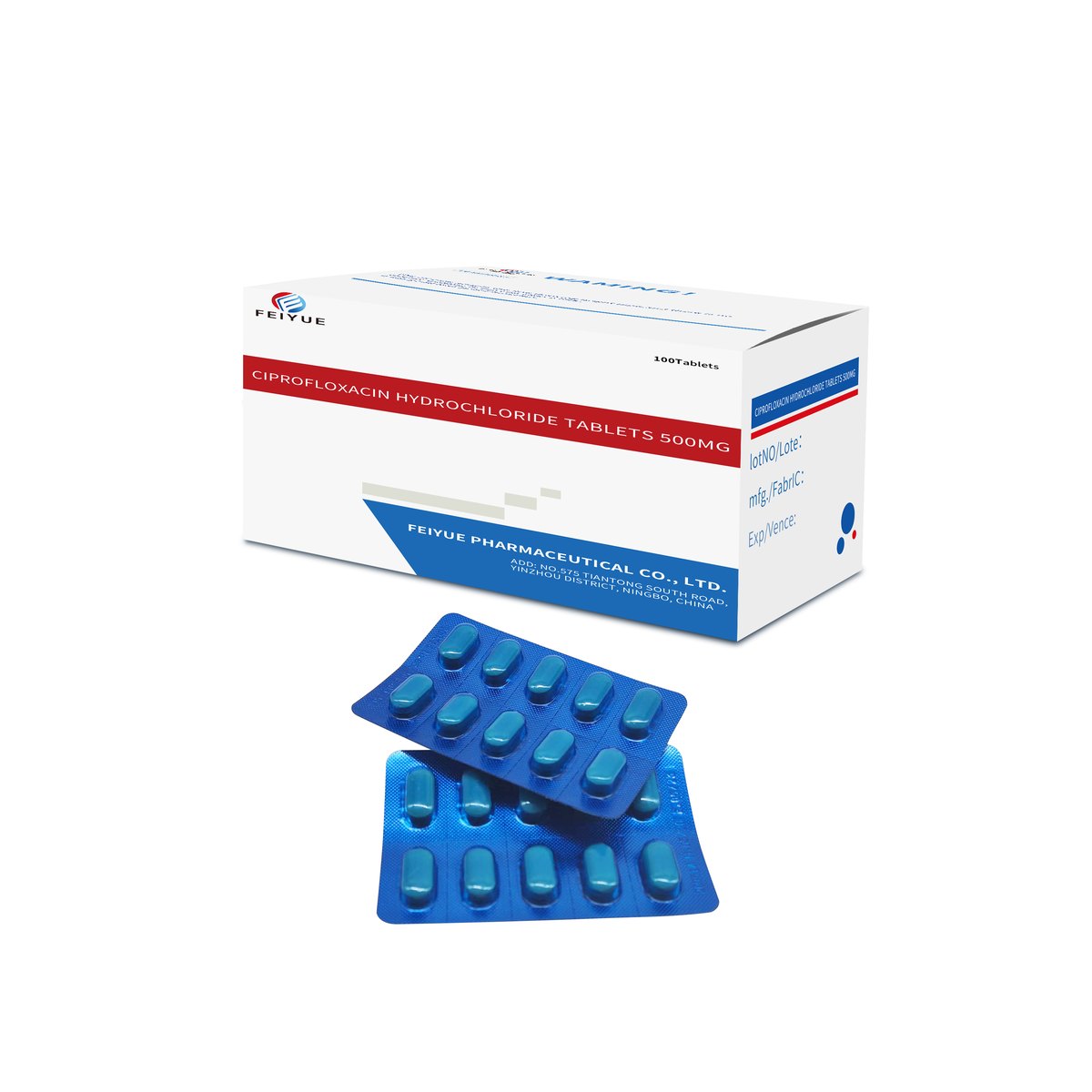 Ciprofloxacin Hydrochloride Tablets 500mg / 750mg - view 2