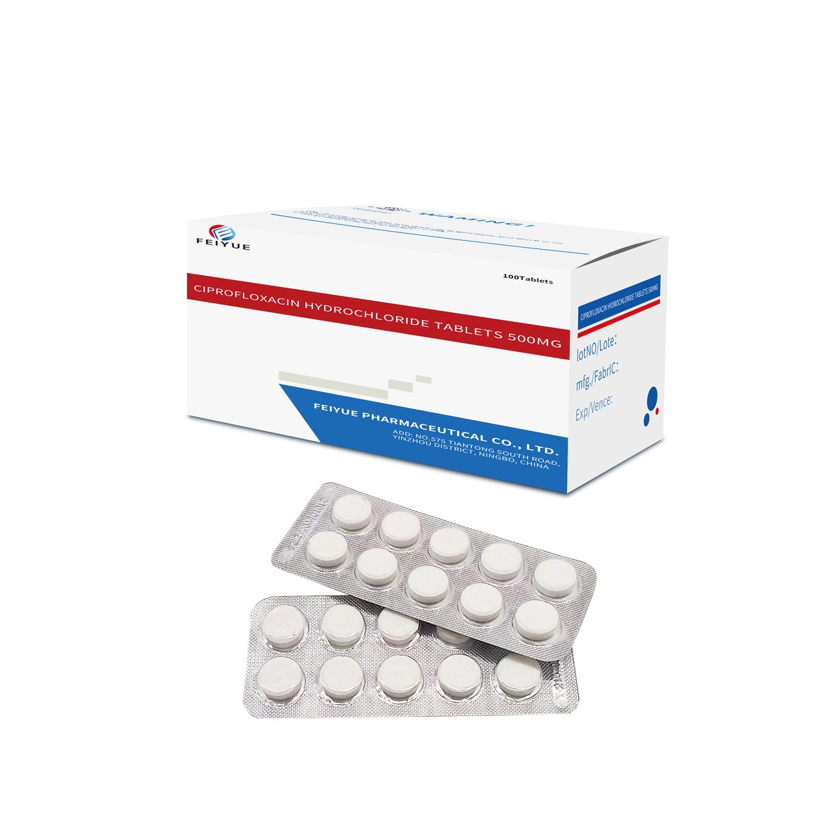 Ciprofloxacin Hydrochloride Tablets 500mg / 750mg - view 3