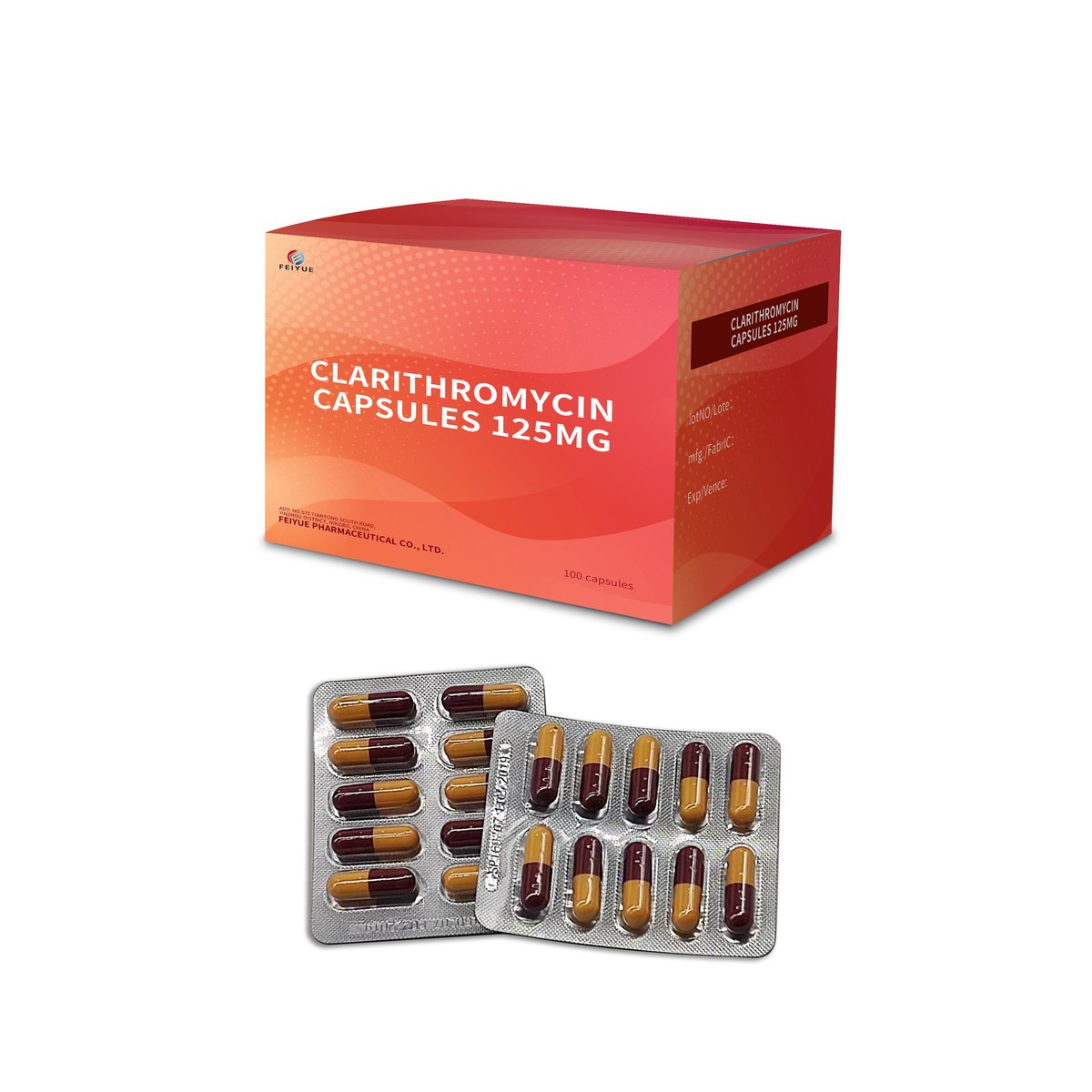 Clarithromycin Capsules 125mg - view 1