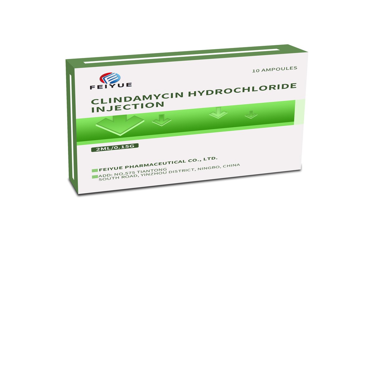 Clindamycin Hydrochloride Injection 2ml:0.15g / 2ml:0.3g / 2ml:0.6g - view 1