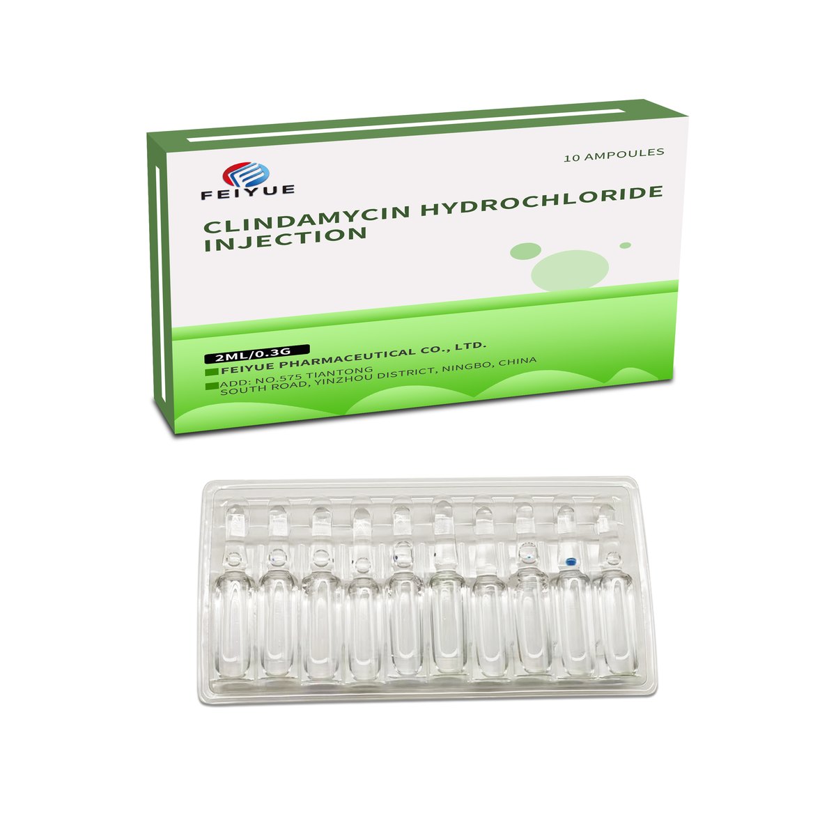Clindamycin Hydrochloride Injection 2ml:0.15g / 2ml:0.3g / 2ml:0.6g - view 5