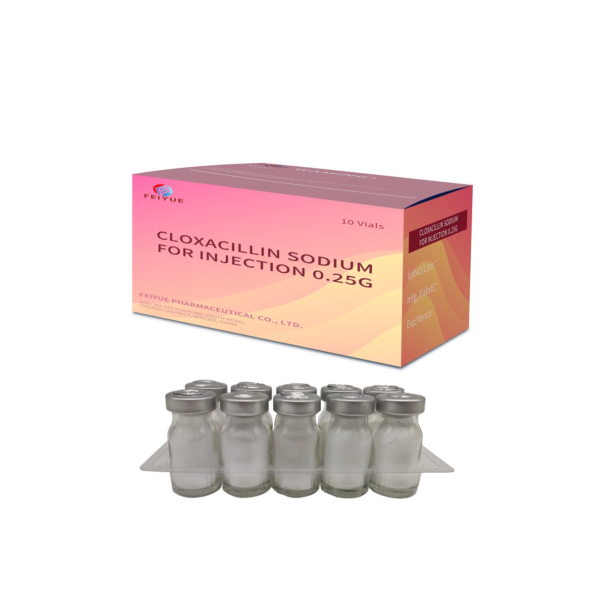 Cloxacillin Sodium for Injection 0.25g / 0.5g / 1g - view 2