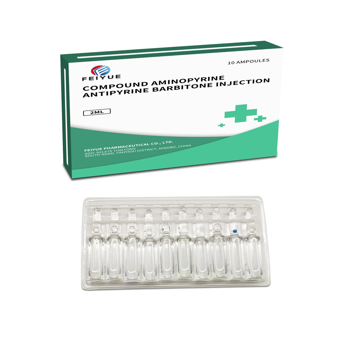 Compound Aminopyrine, Antipyrine and Barbitone Injection 2ml - view 1