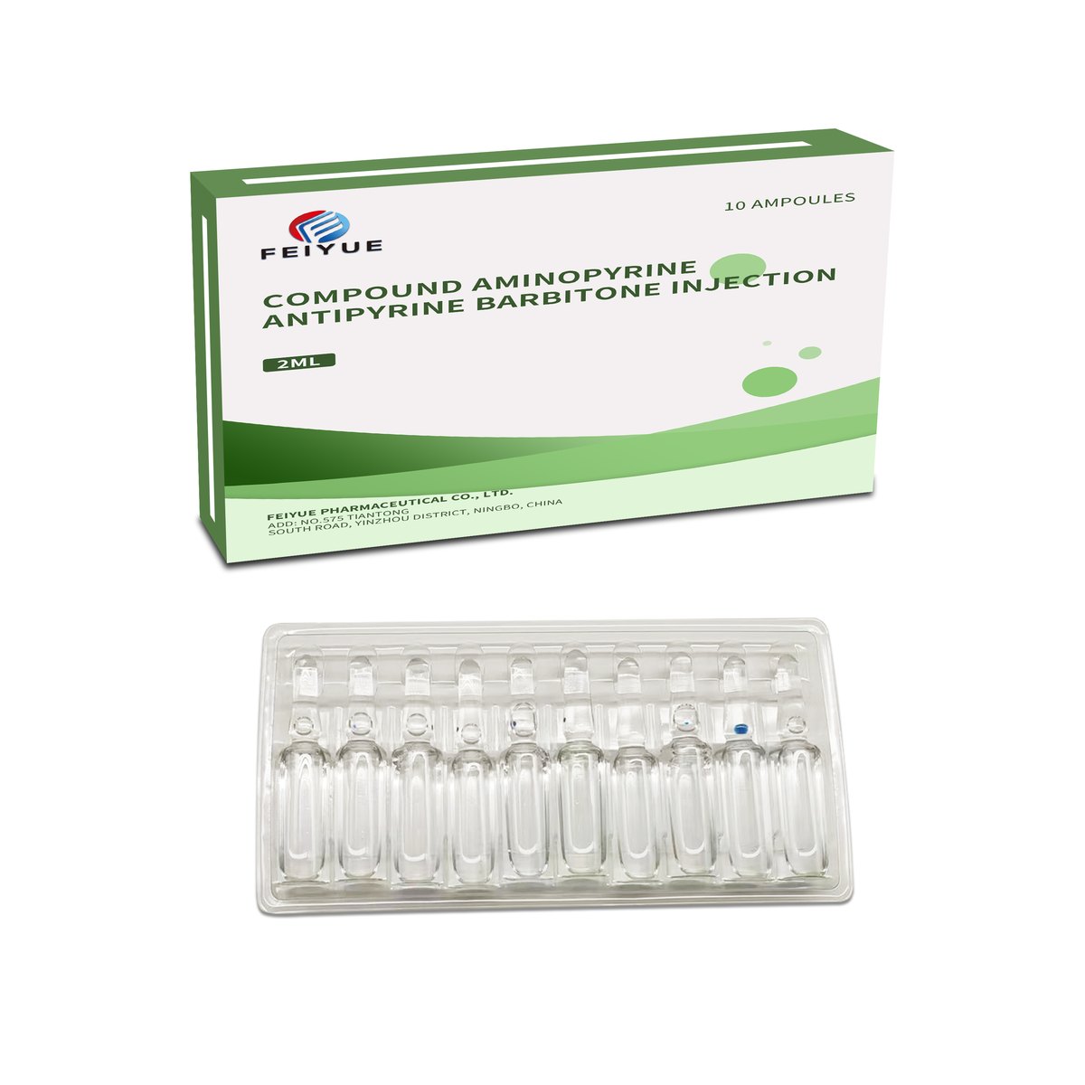 Compound Aminopyrine, Antipyrine and Barbitone Injection 2ml - view 3