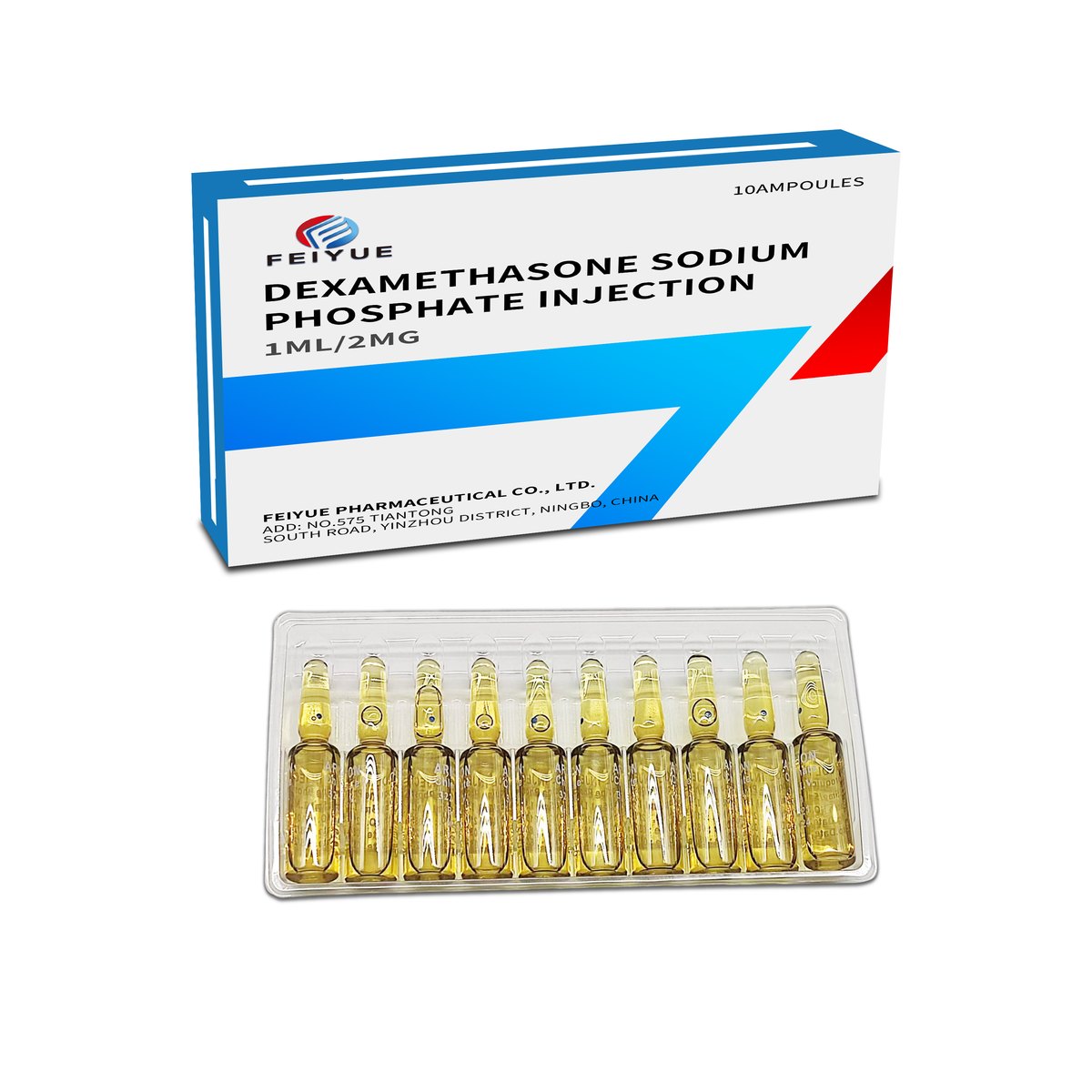 Dexamethasone Sodium Phosphate Injection 1ml:2mg / 1ml:4mg / 1ml:5mg / 2ml:8mg - view 1