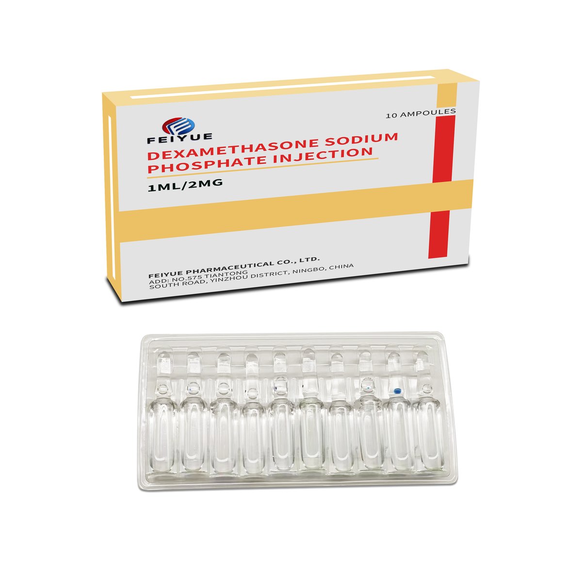 Dexamethasone Sodium Phosphate Injection 1ml:2mg / 1ml:4mg / 1ml:5mg / 2ml:8mg - view 3