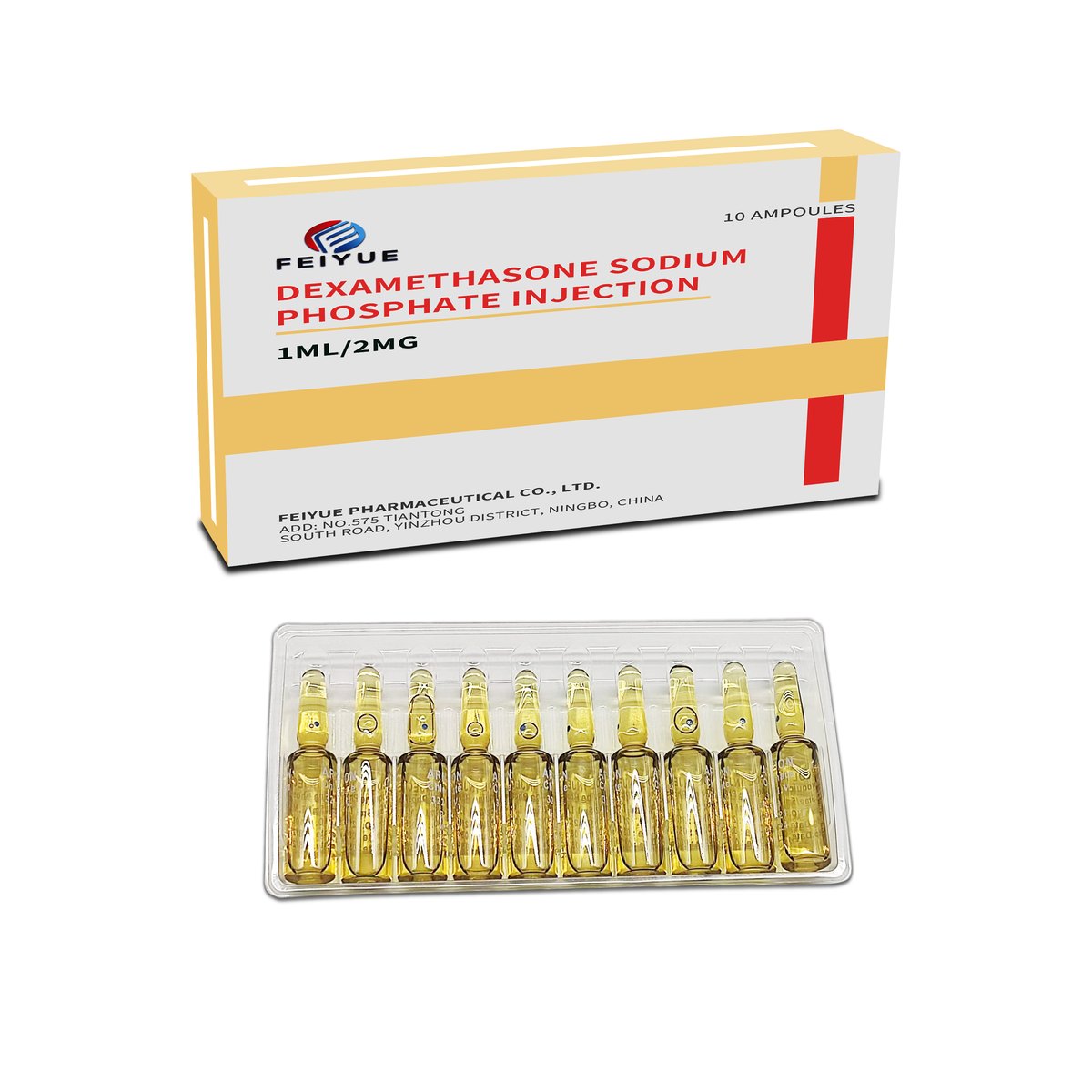 Dexamethasone Sodium Phosphate Injection 1ml:2mg / 1ml:4mg / 1ml:5mg / 2ml:8mg - view 5